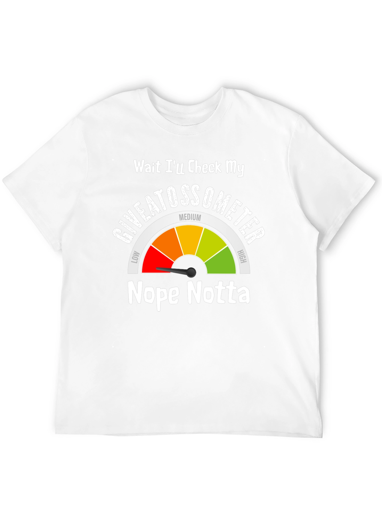 Giveatossometer Graphic T-Shirt - Sarcastic Humor Tee