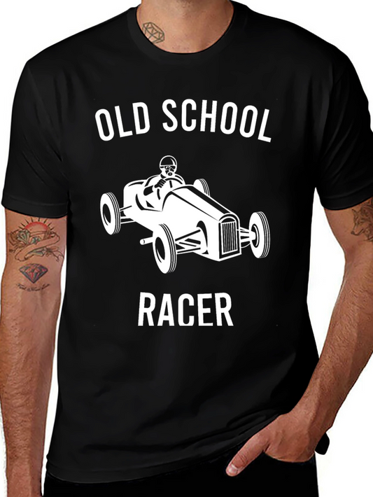 Old School Racer Graphic T-Shirt