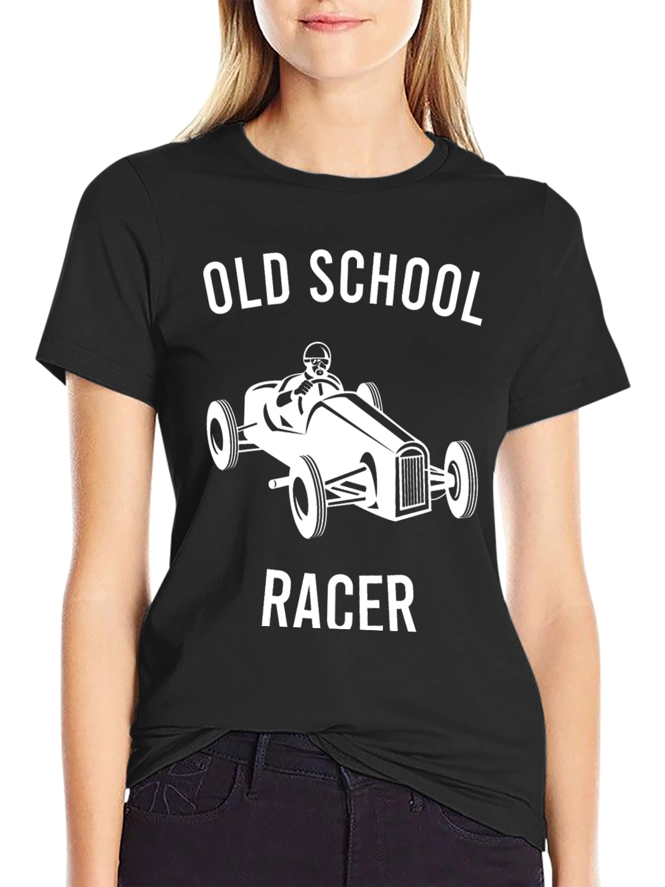 Old School Racer Graphic T-Shirt