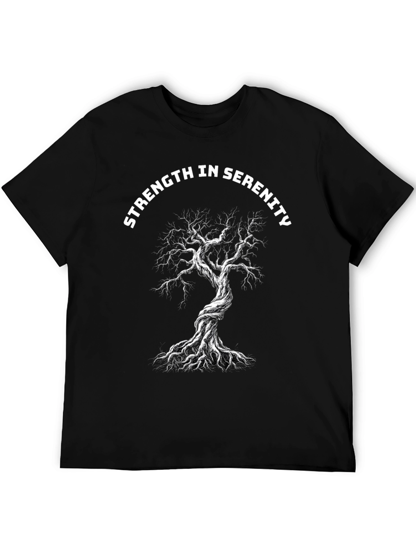 Strength in Serenity Tree Graphic Tee