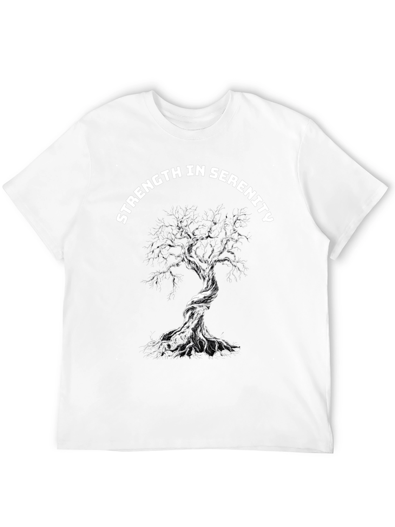 Strength in Serenity Tree Graphic Tee