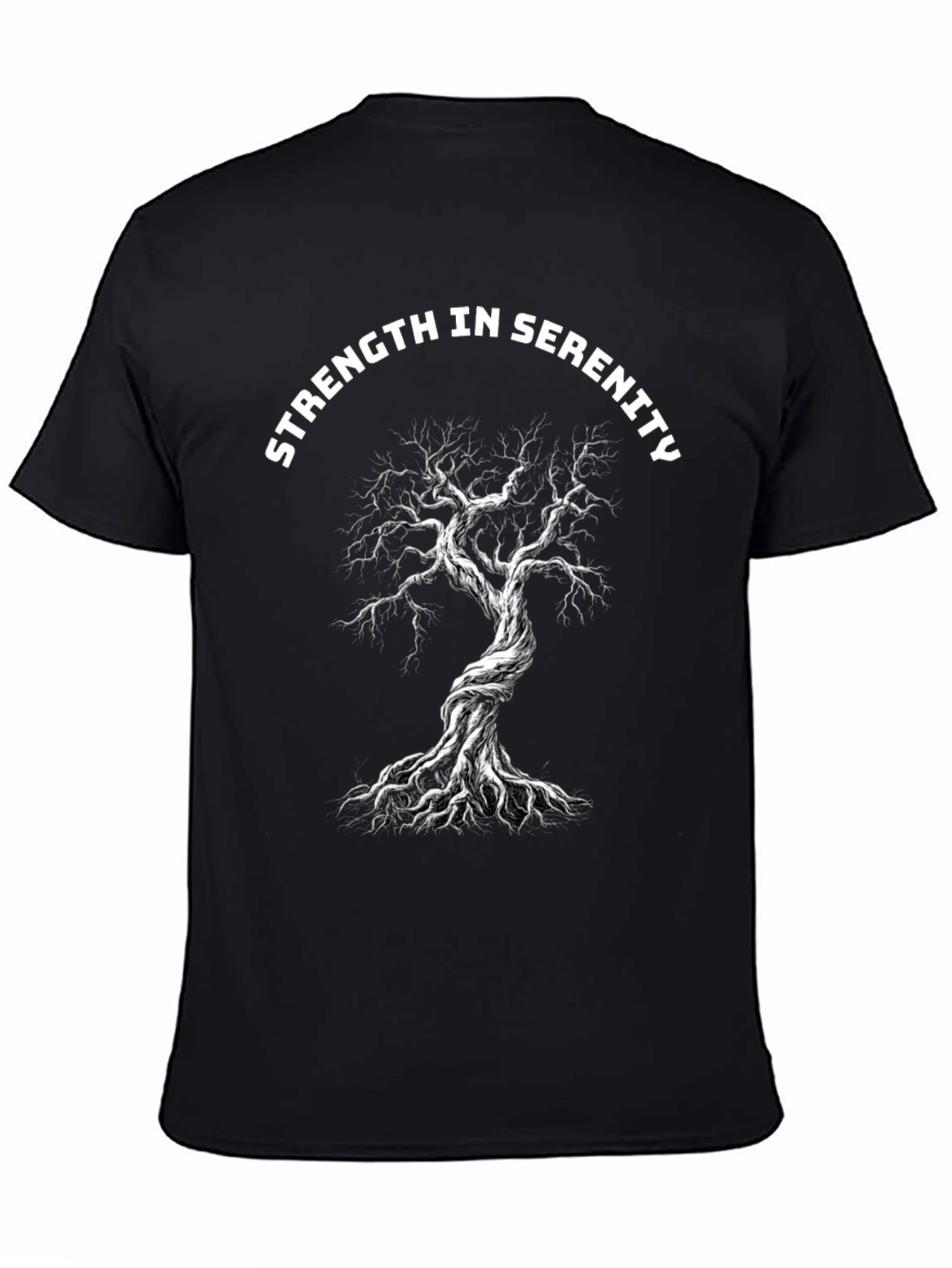 Strength in Serenity Tree Graphic Tee
