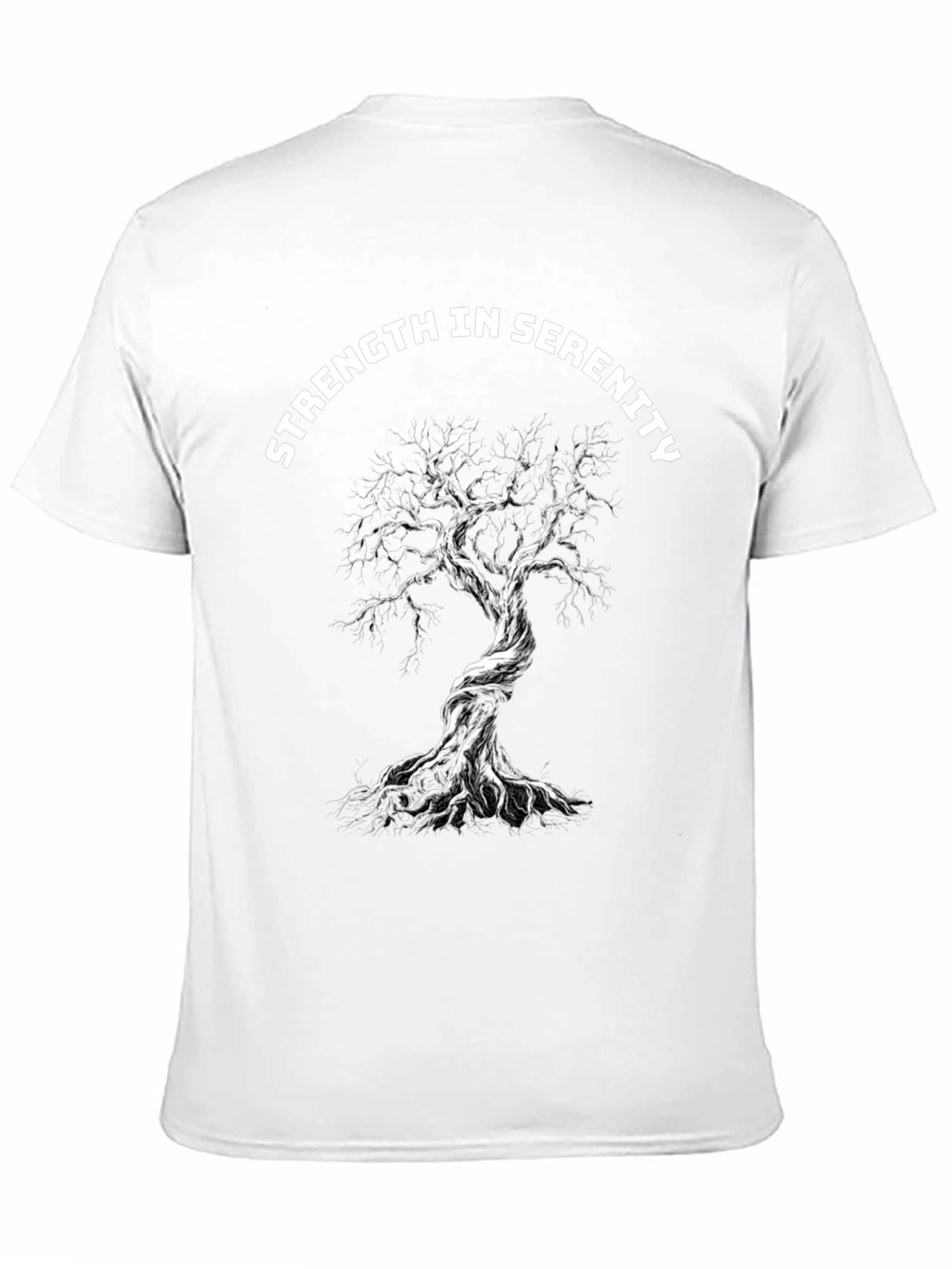 Strength in Serenity Tree Graphic Tee