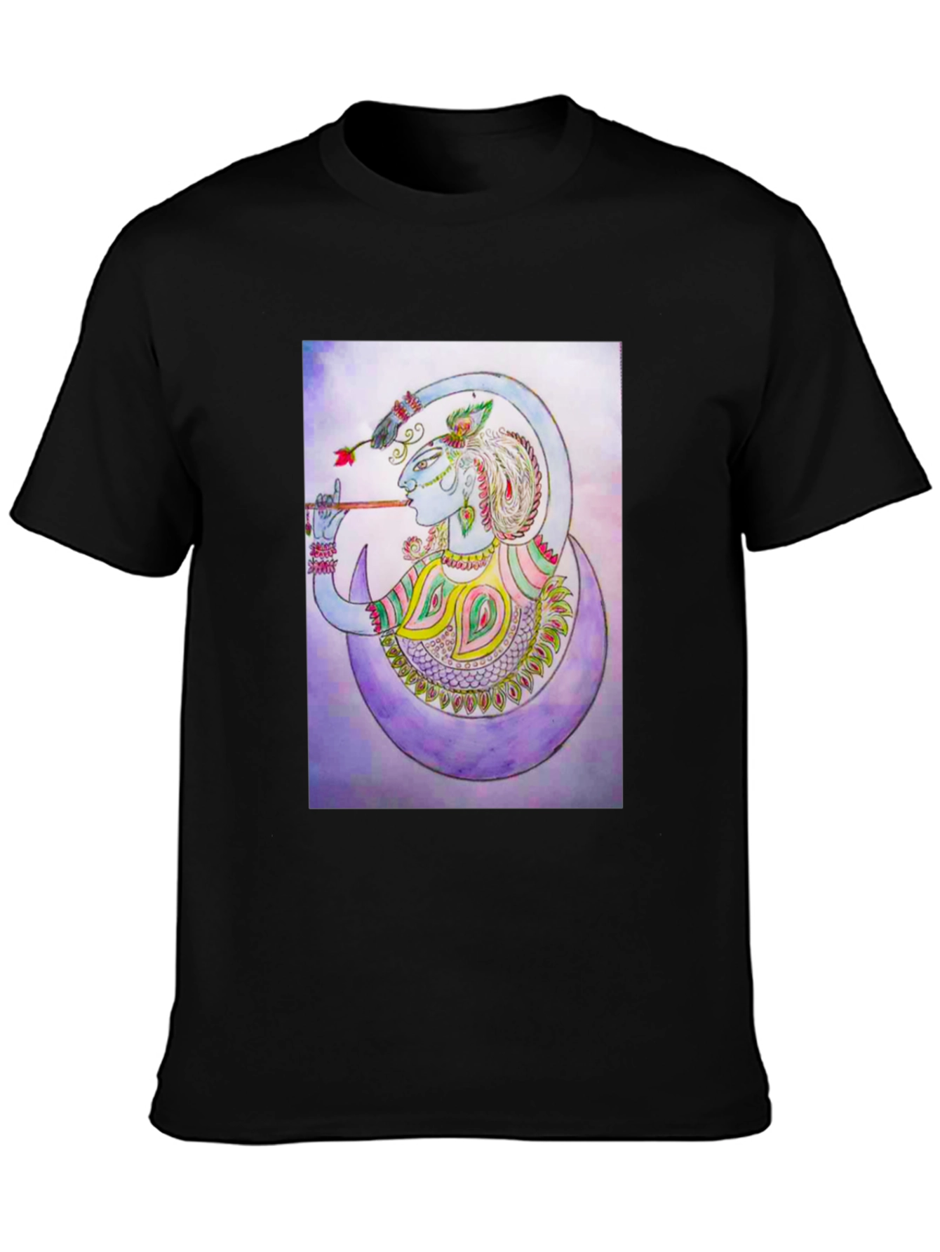 Krishna Art Graphic T-Shirt - Unique Design