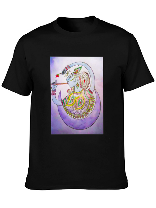 Krishna Art Graphic T-Shirt - Unique Design