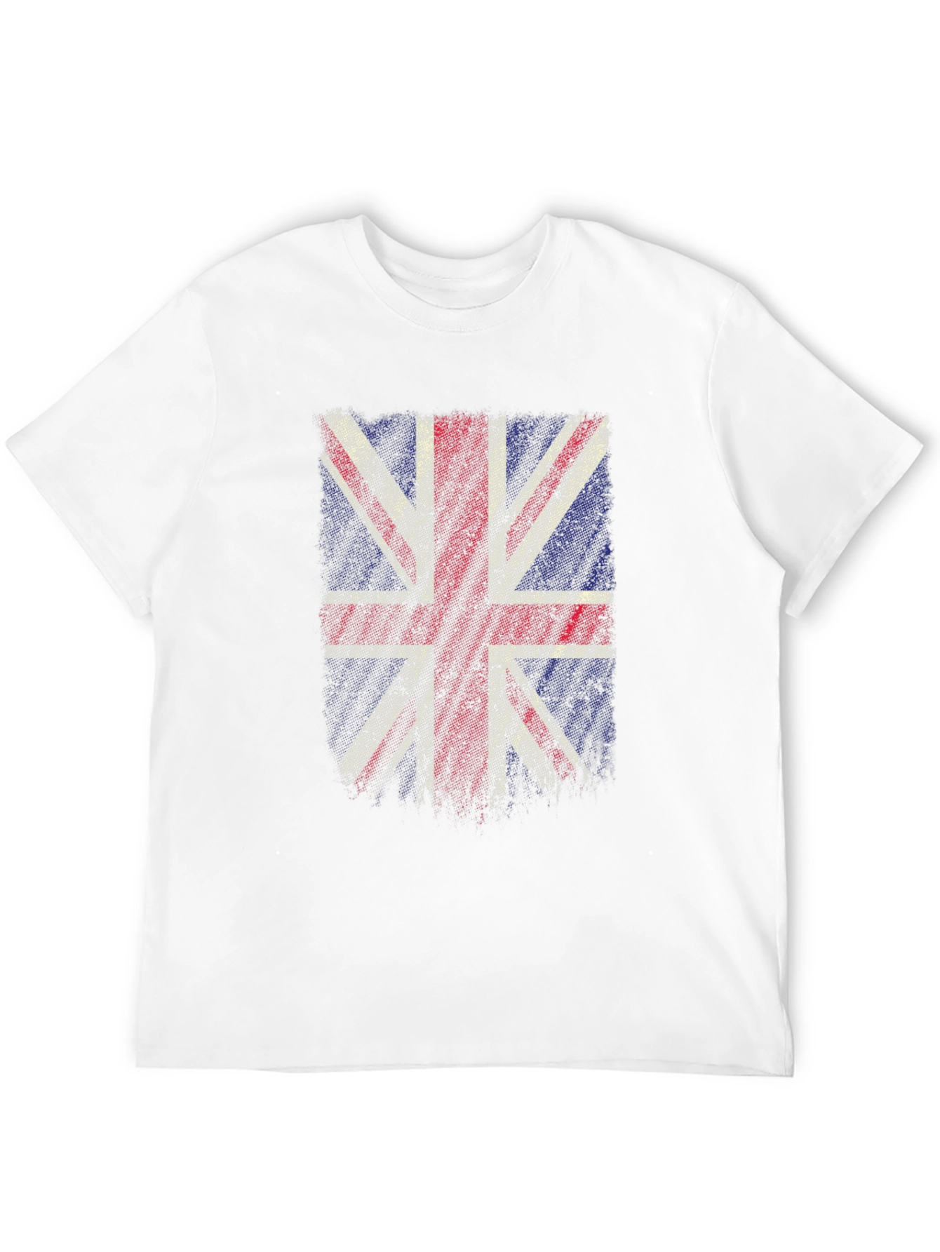 Union Jack Graphic Tee - Distressed UK Flag Shirt