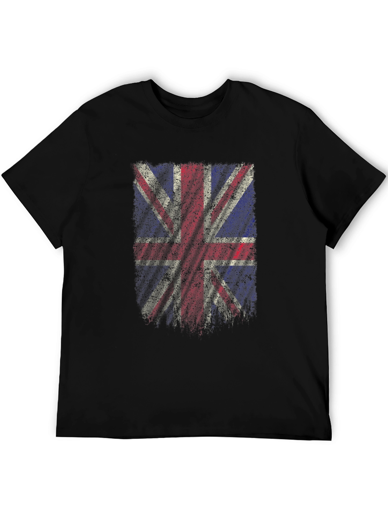 Union Jack Graphic Tee - Distressed UK Flag Shirt
