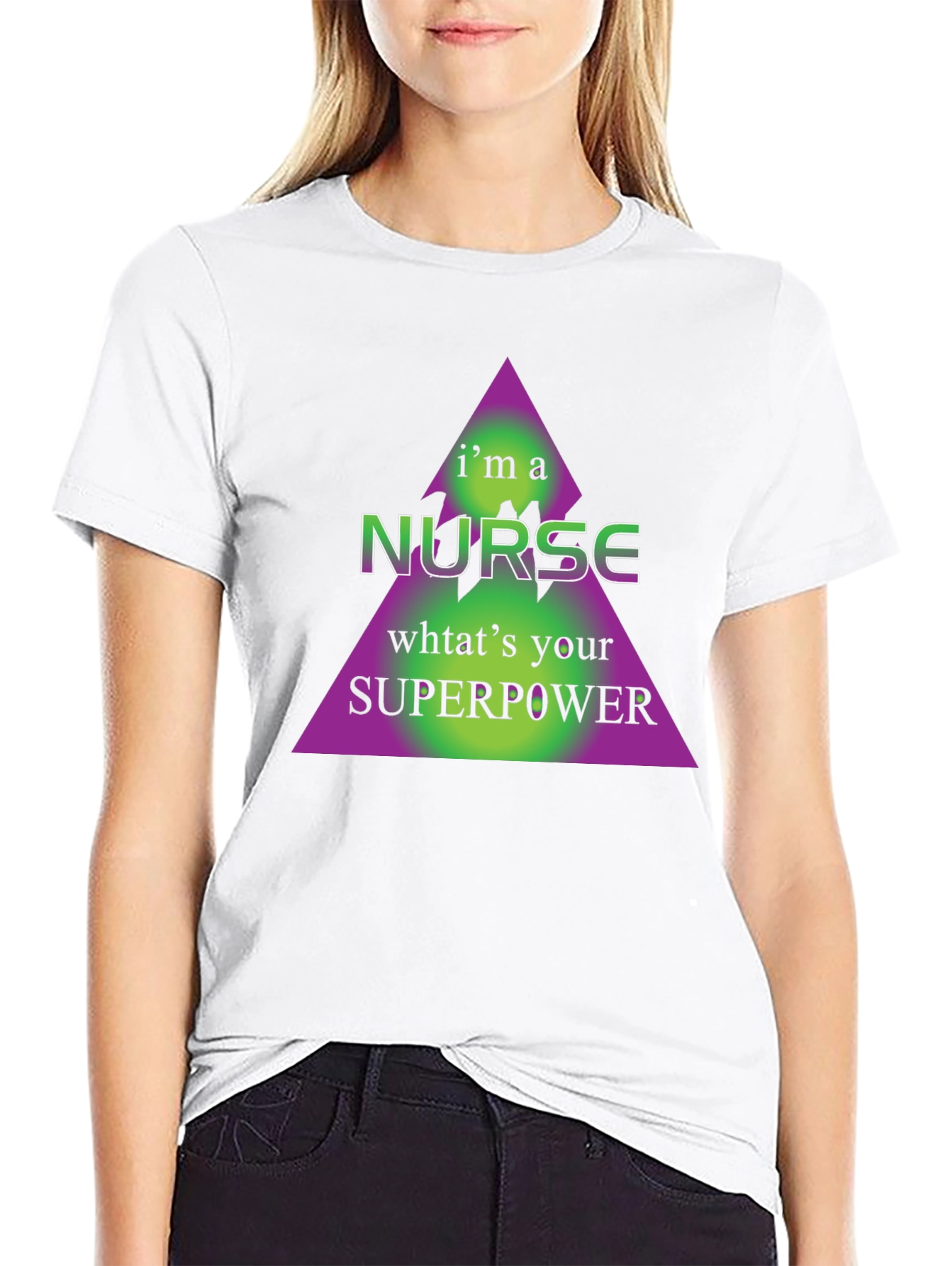 Nurse Superpower Graphic Tee