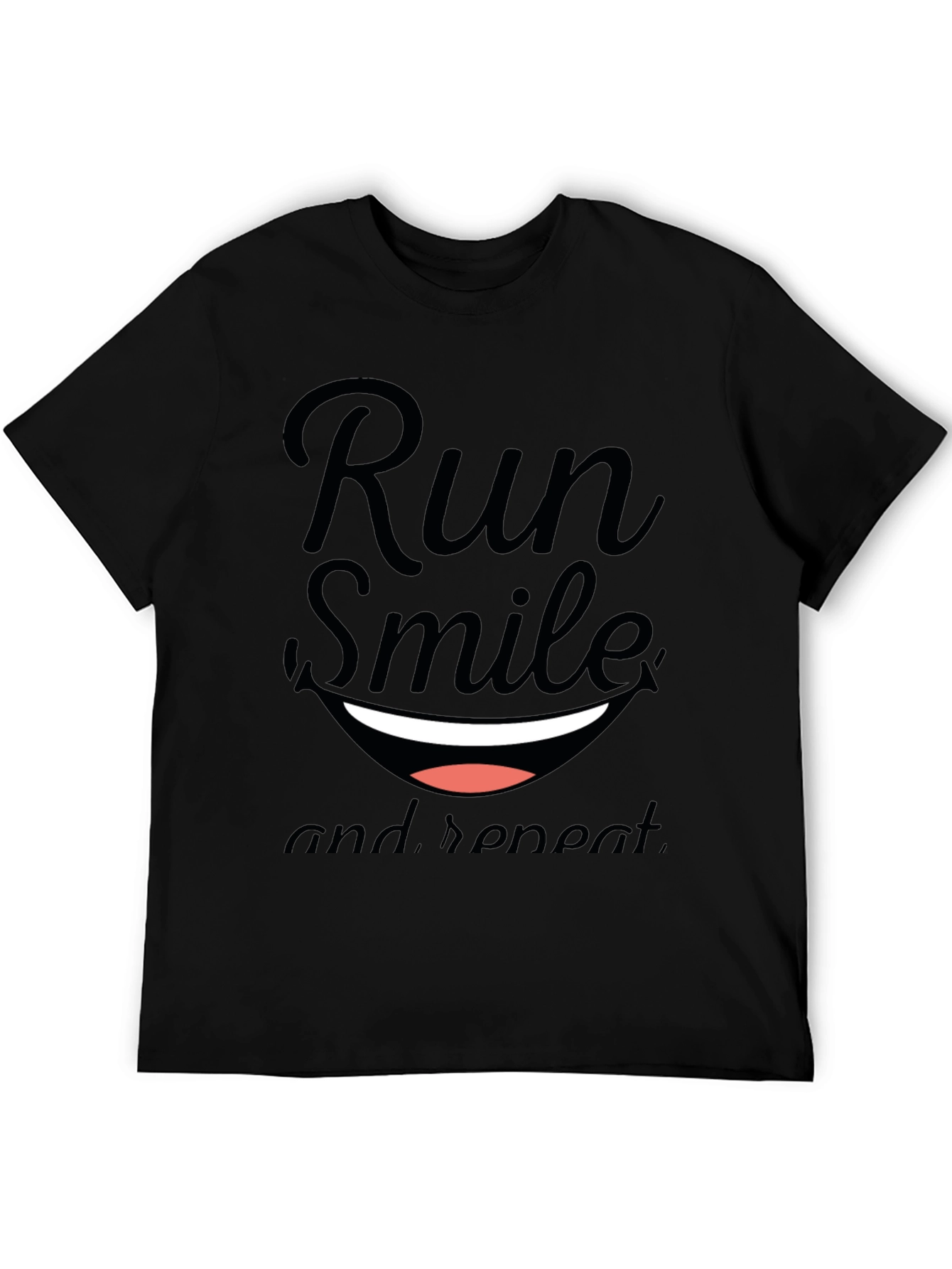 Run Smile Repeat Graphic Tee