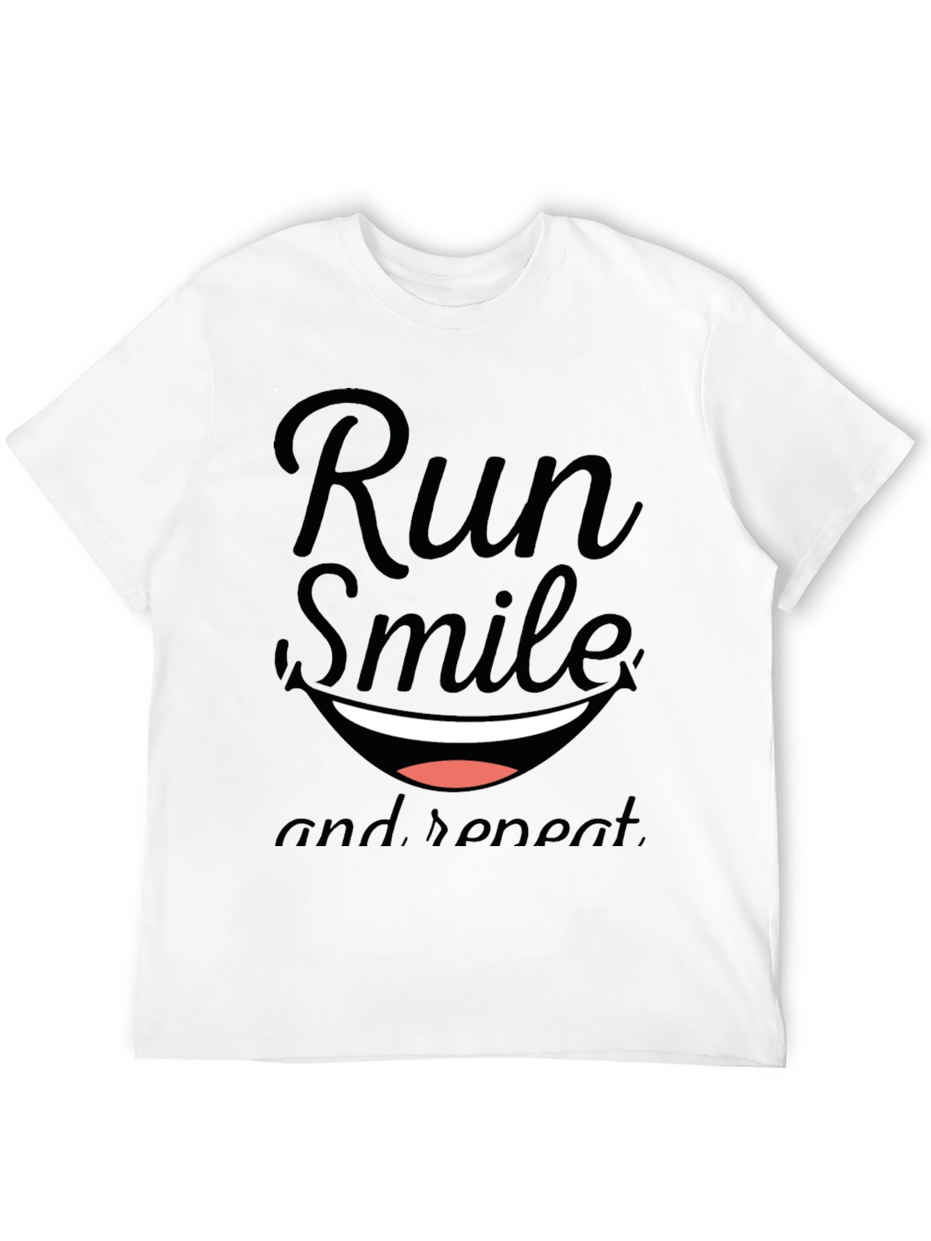 Run Smile Repeat Graphic Tee