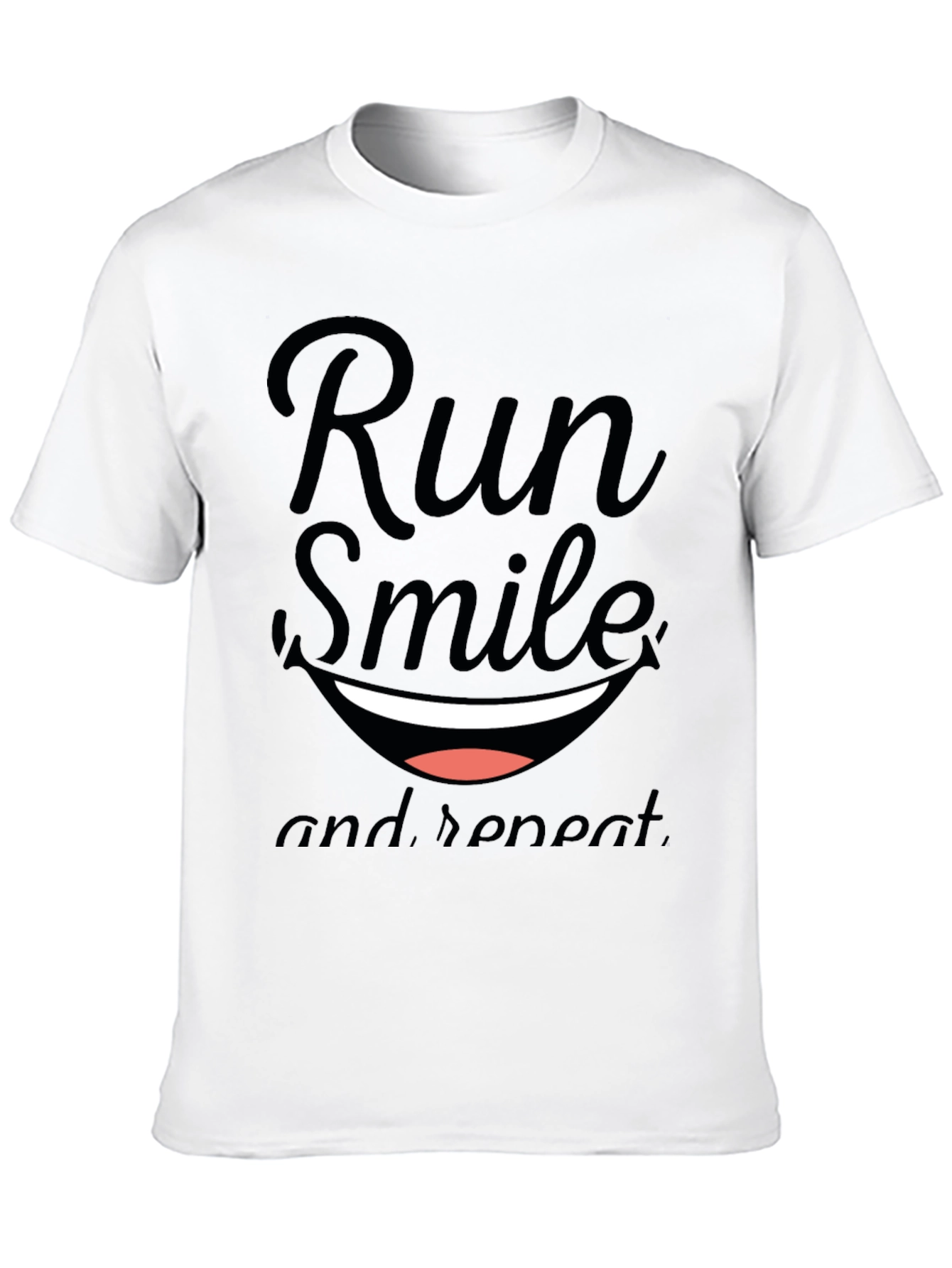 Run Smile Repeat Graphic Tee
