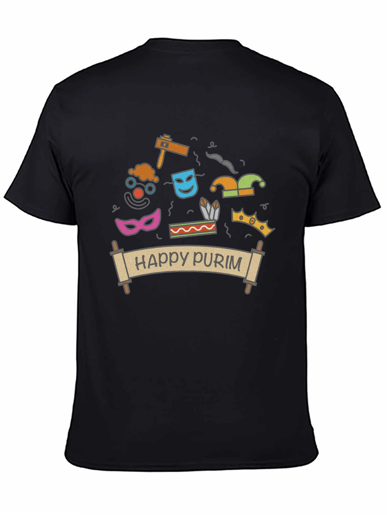 Happy Purim T-Shirt - Festive Holiday Apparel