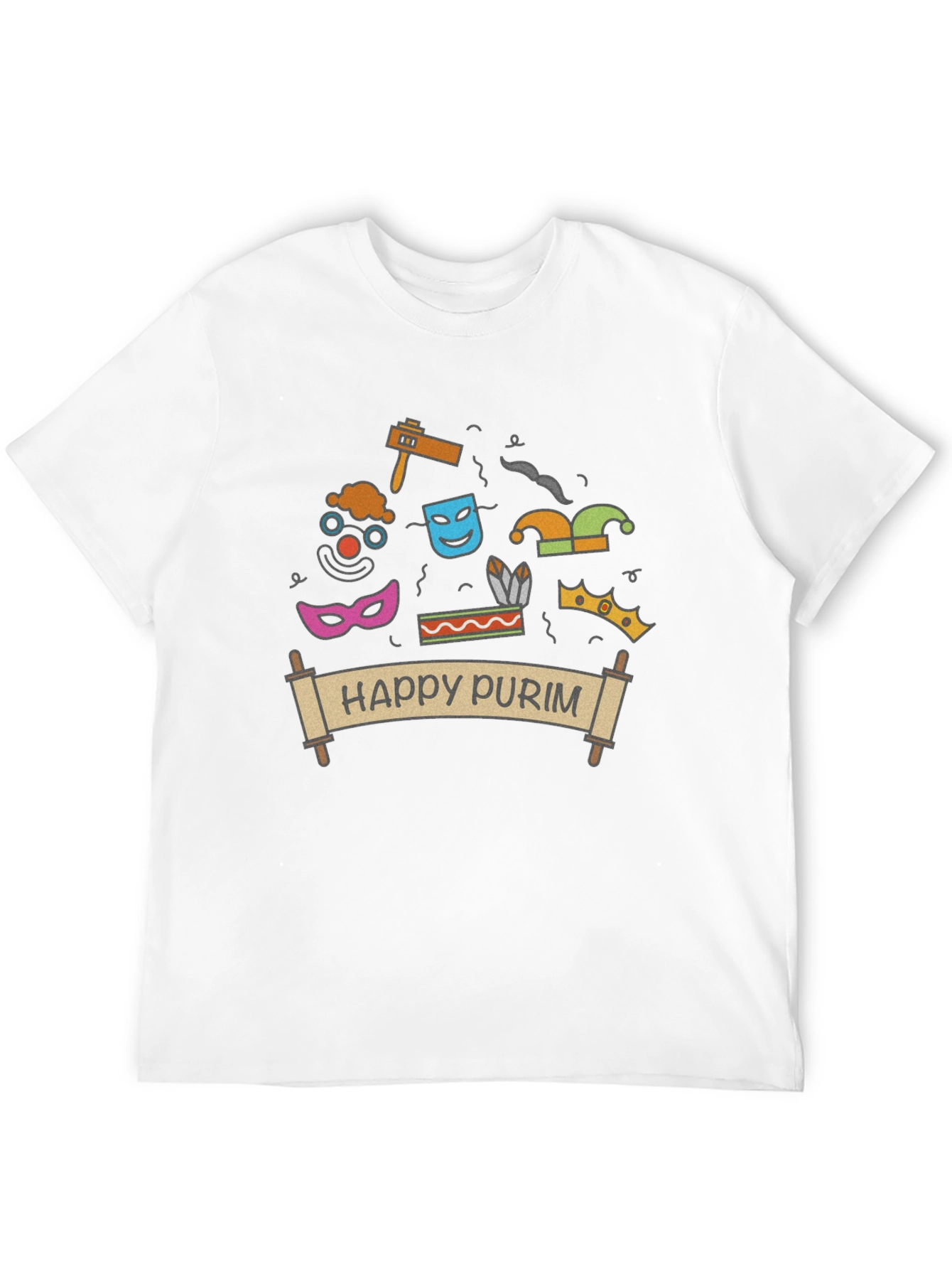 Happy Purim T-Shirt - Festive Holiday Apparel