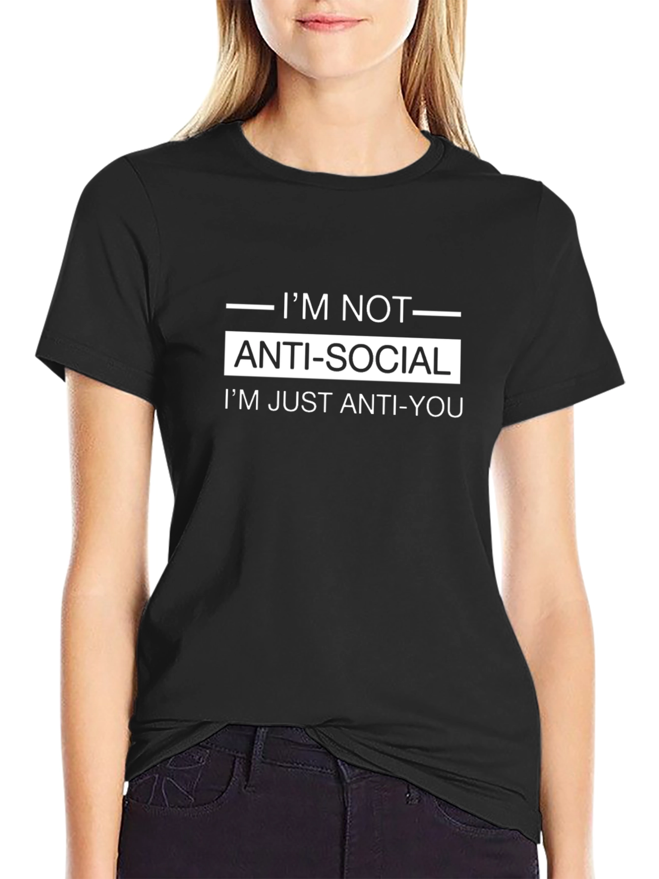 Anti-Social Anti-You Funny Sarcastic T-Shirt