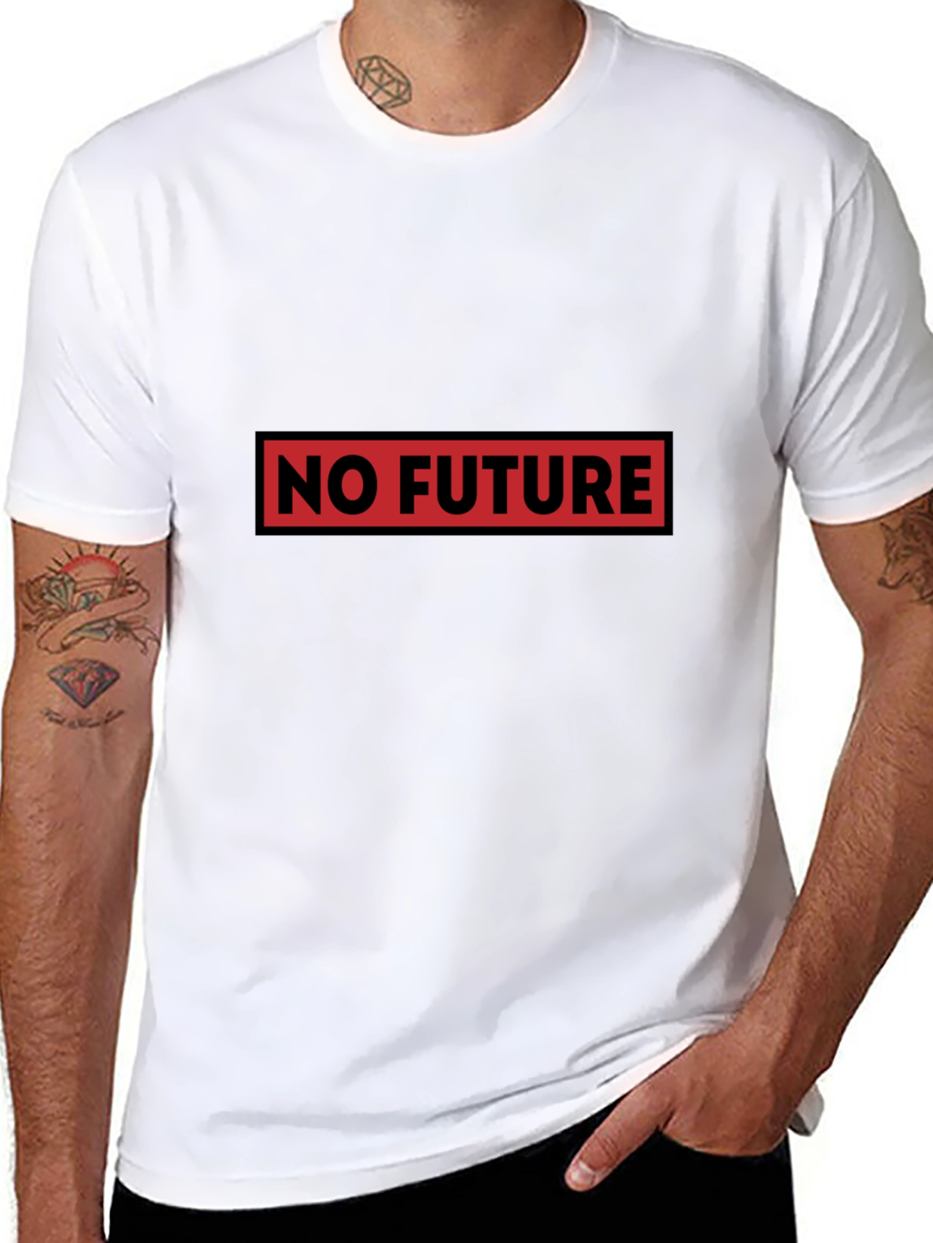 No Future Graphic Tee - Edgy Streetwear