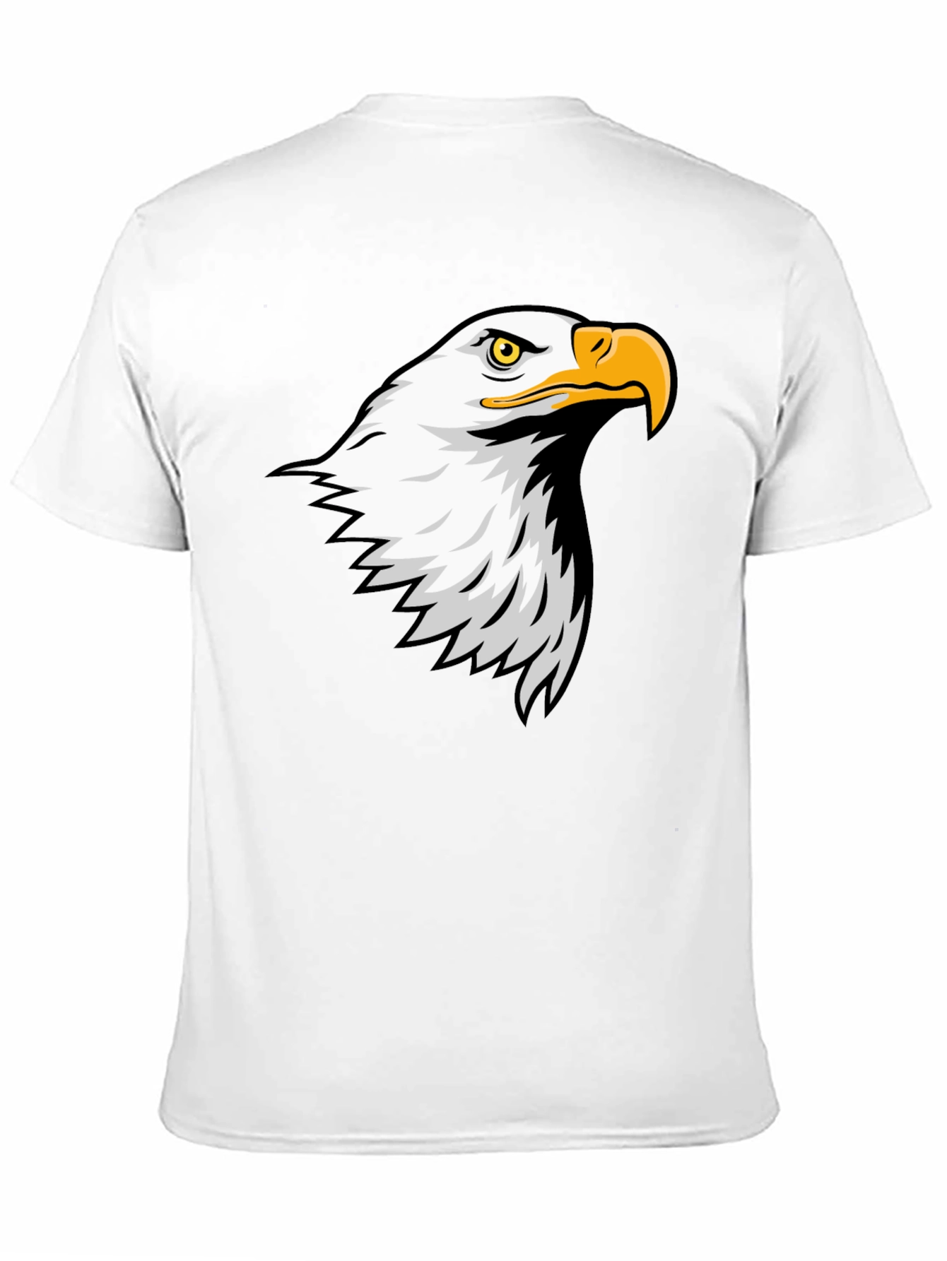 Eagle Graphic Tee - Mens Black Cotton T-Shirt