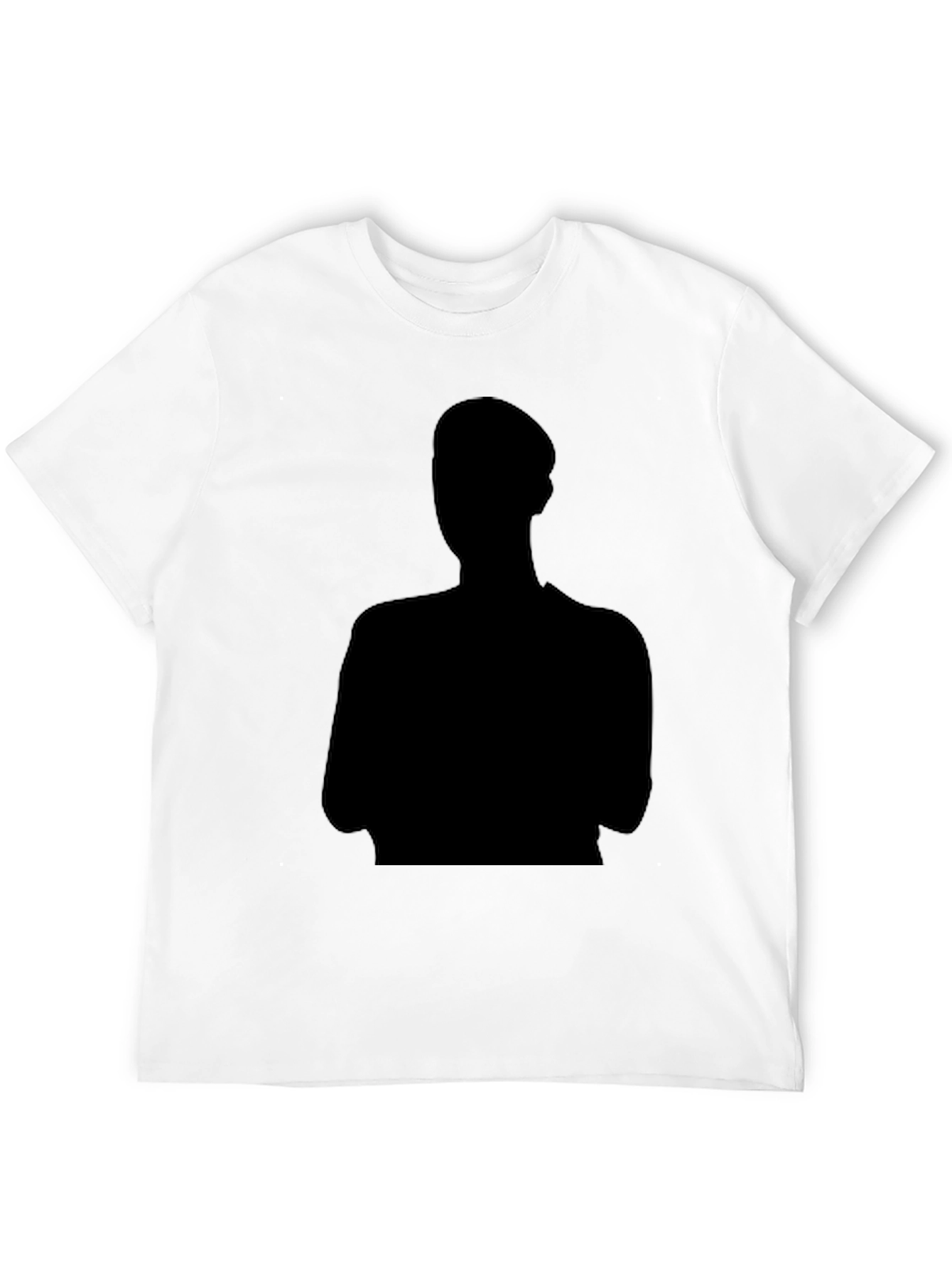 Silhouette Graphic Tee - Modern Black Shirt