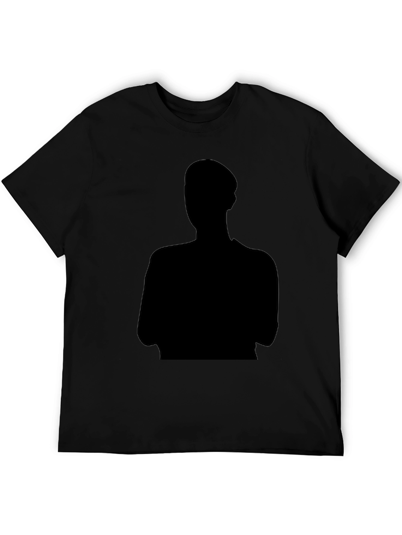Silhouette Graphic Tee - Modern Black Shirt