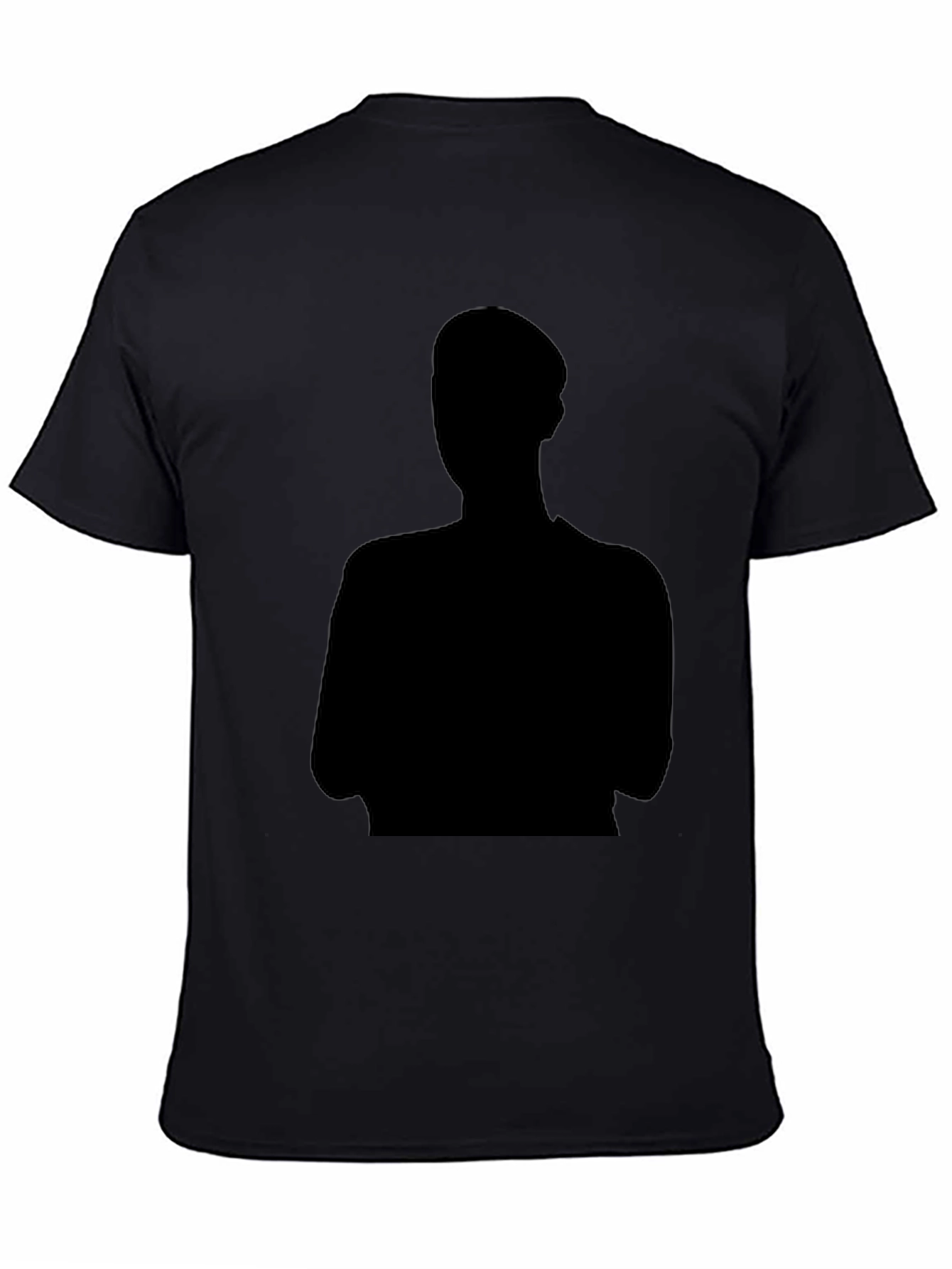Silhouette Graphic Tee - Modern Black Shirt