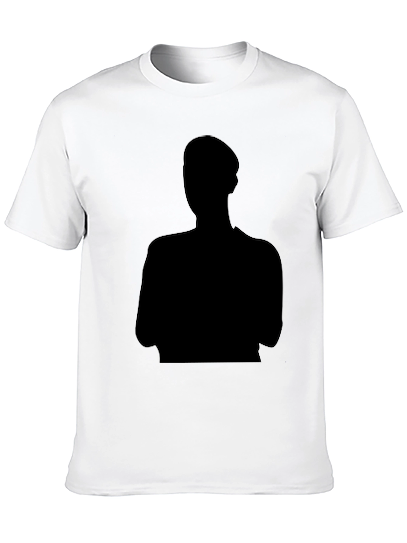 Silhouette Graphic Tee - Modern Black Shirt