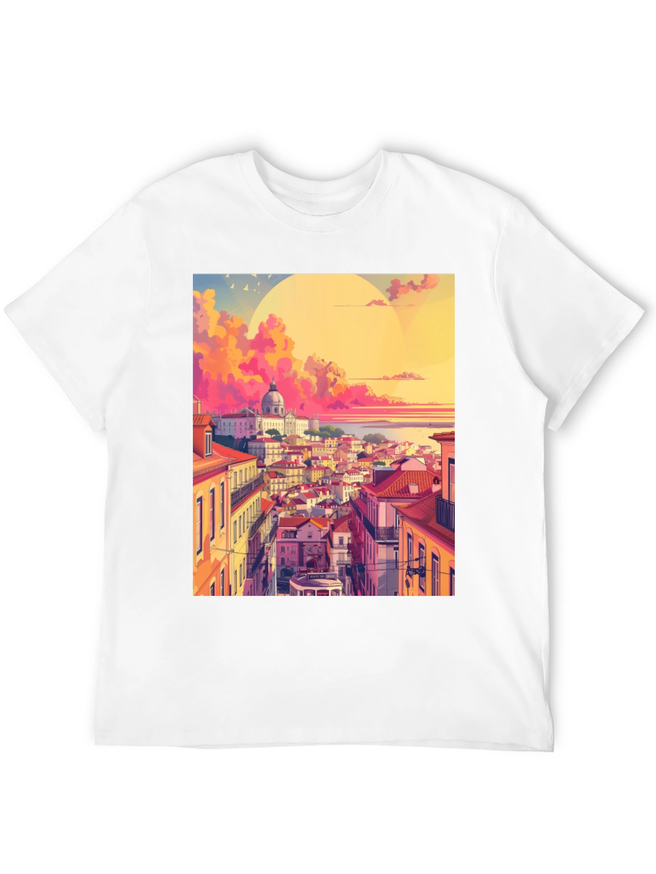 Lisbon Sunset Graphic Tee