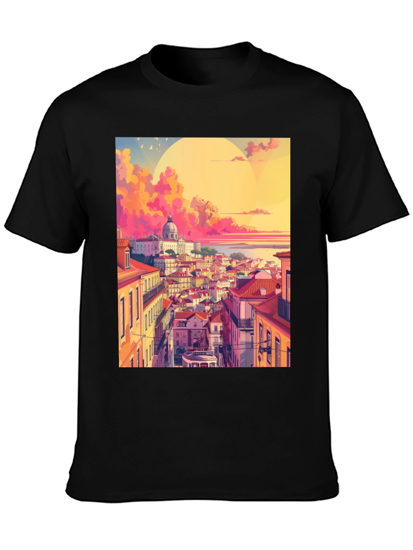 Lisbon Sunset Graphic Tee