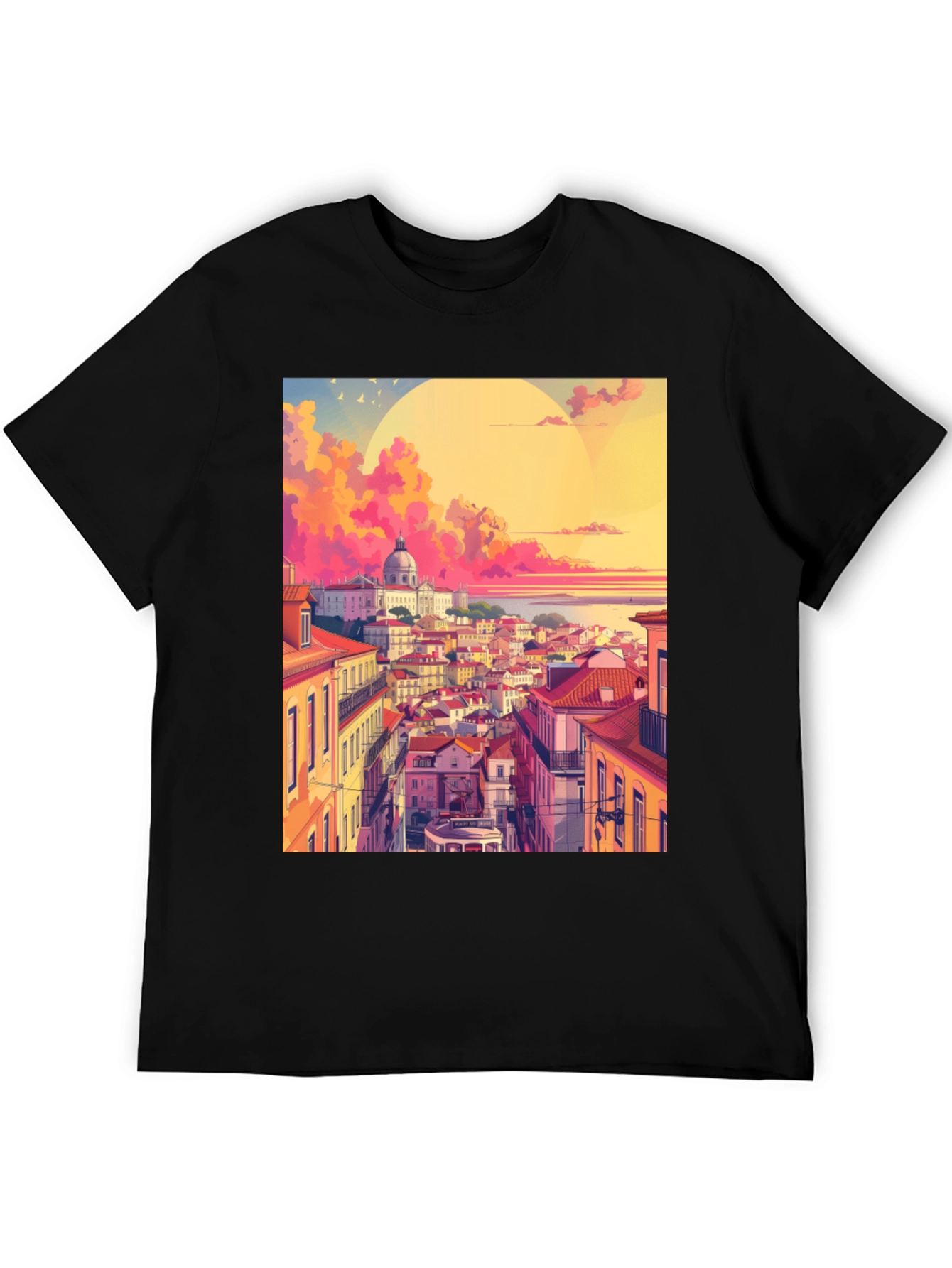 Lisbon Sunset Graphic Tee