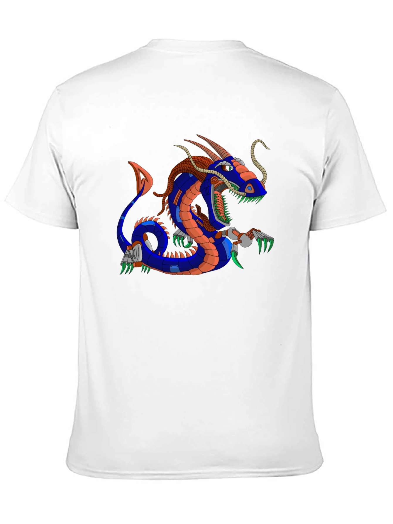 Mechanical Dragon Graphic T-Shirt