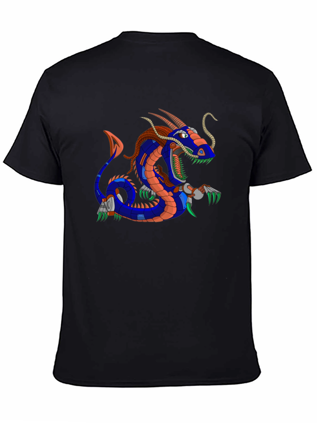 Mechanical Dragon Graphic T-Shirt