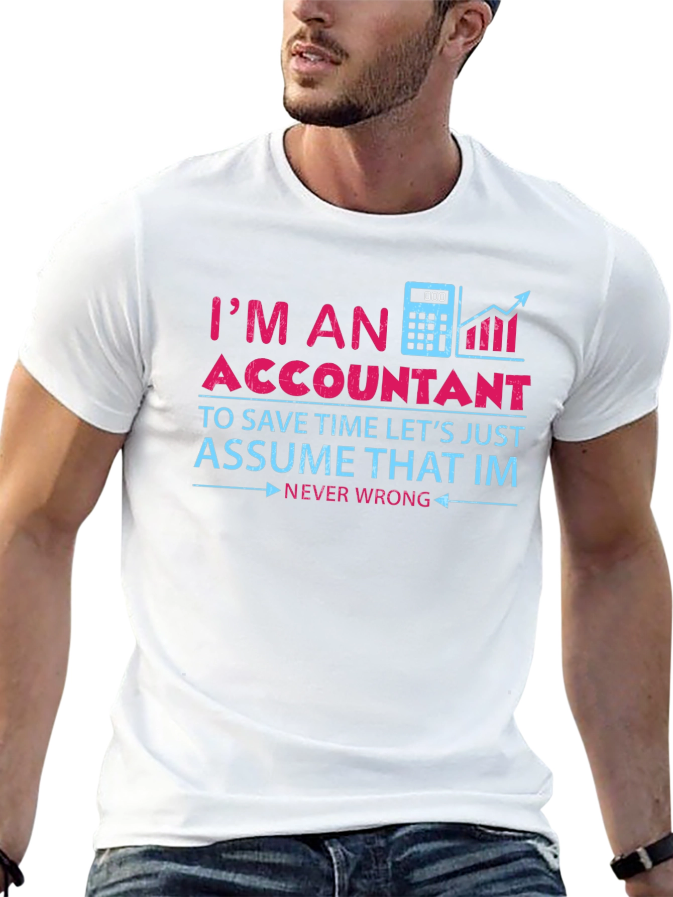 Accountant Humor Graphic T-Shirt