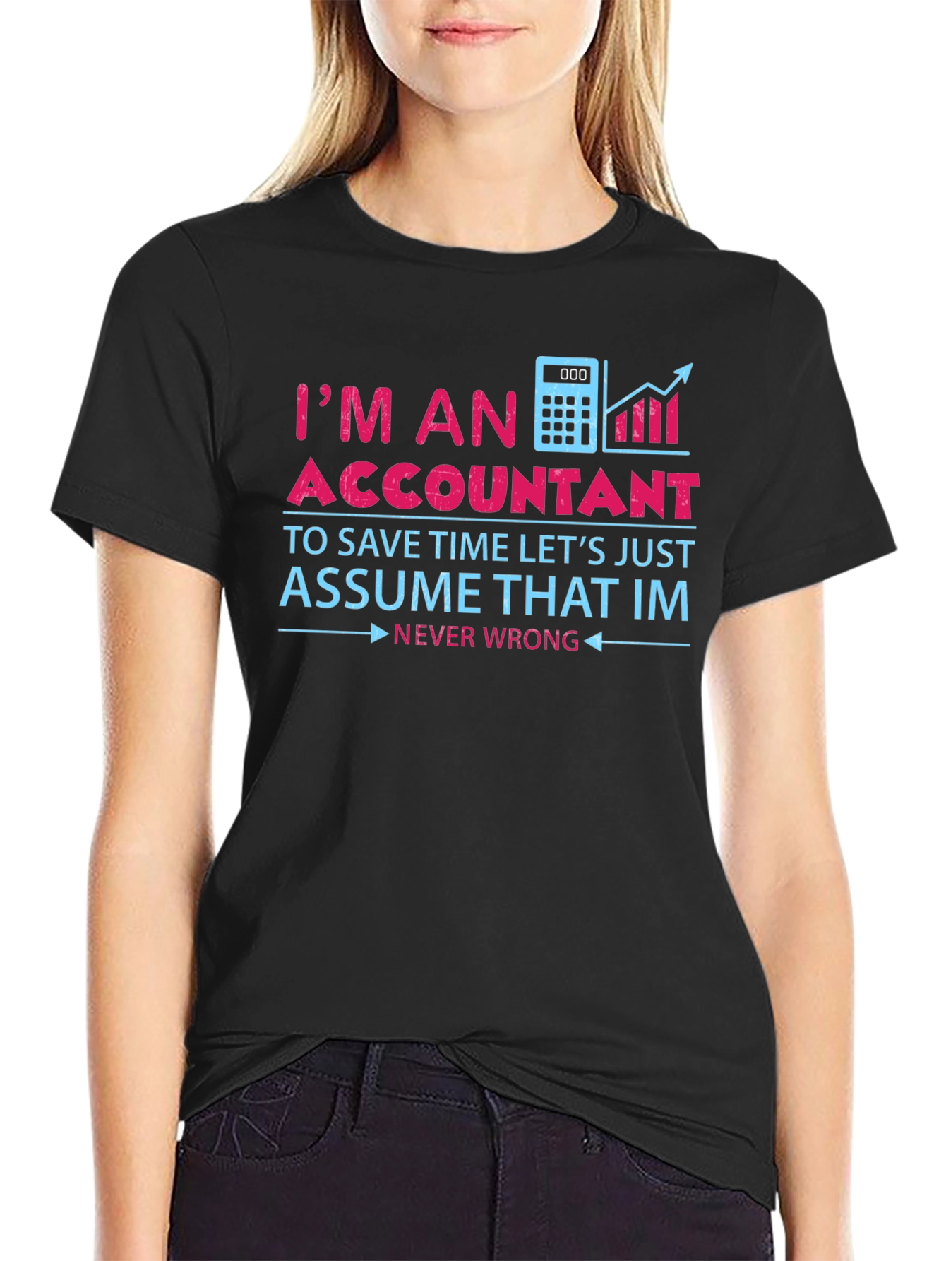 Accountant Humor Graphic T-Shirt