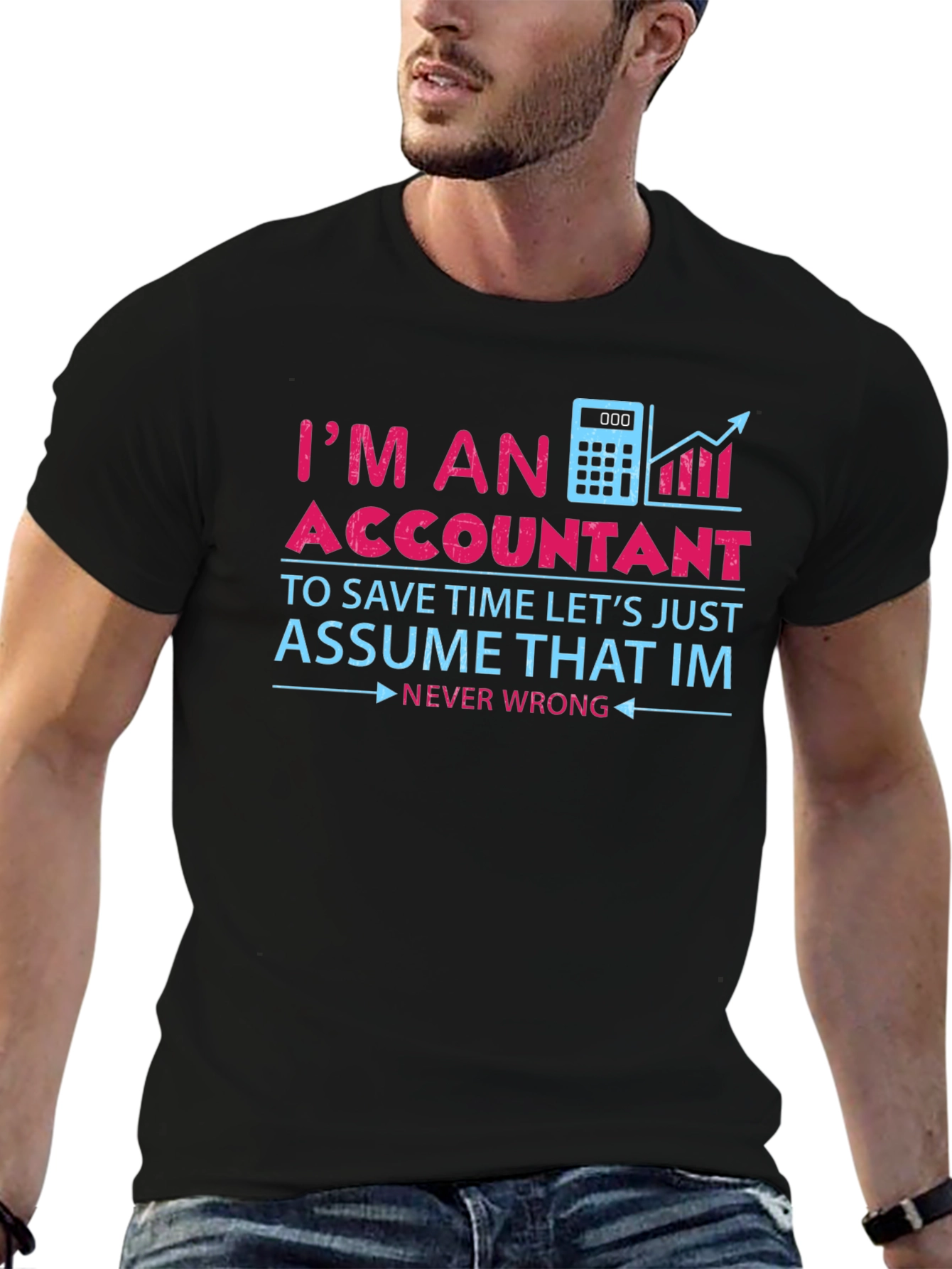 Accountant Humor Graphic T-Shirt