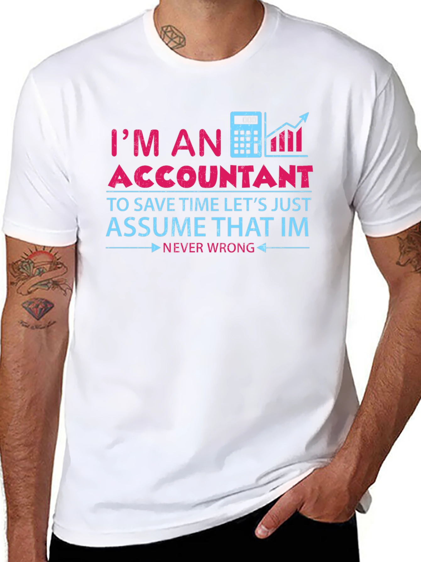 Accountant Humor Graphic T-Shirt