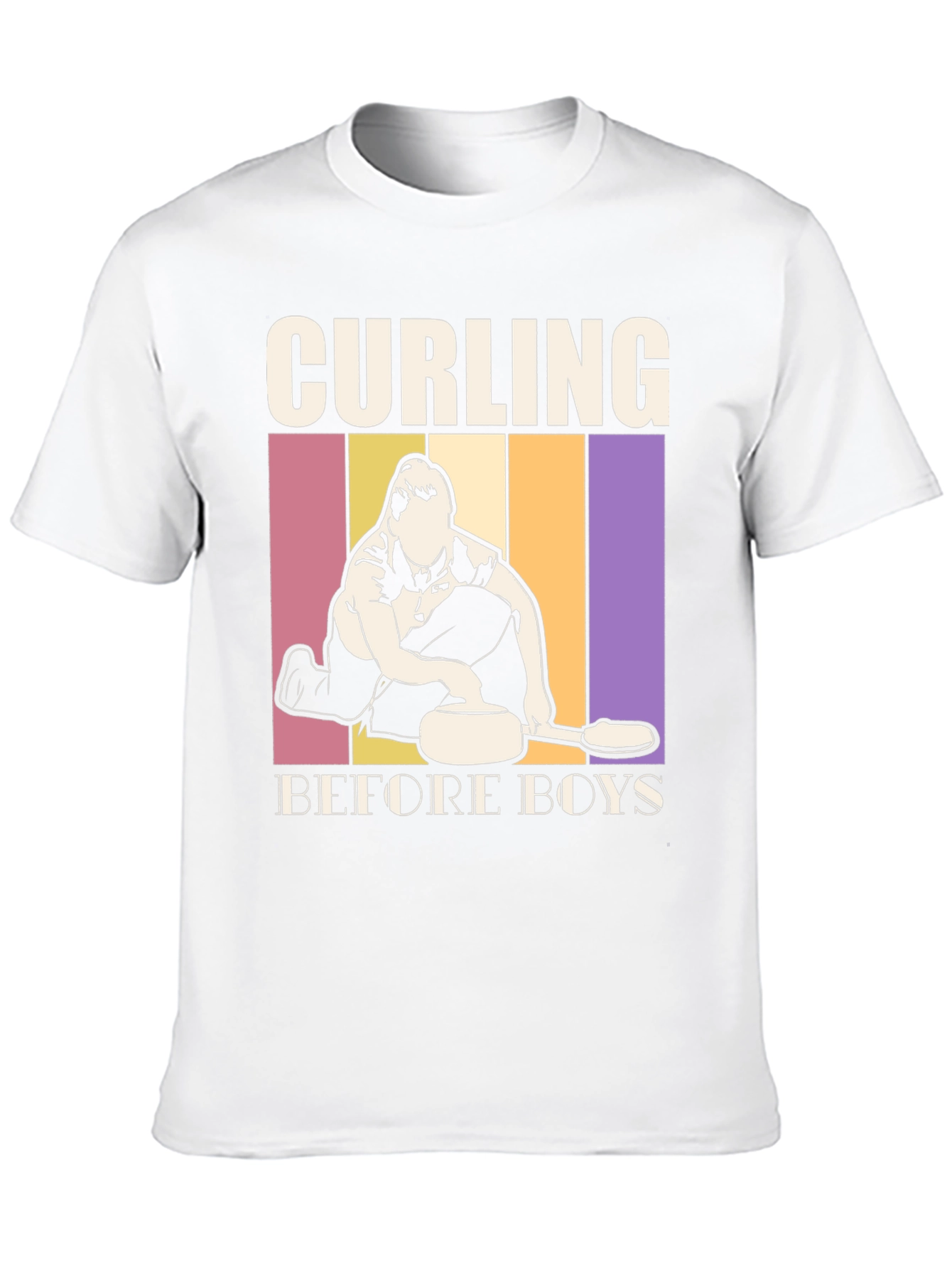 Curling Before Boys T-Shirt