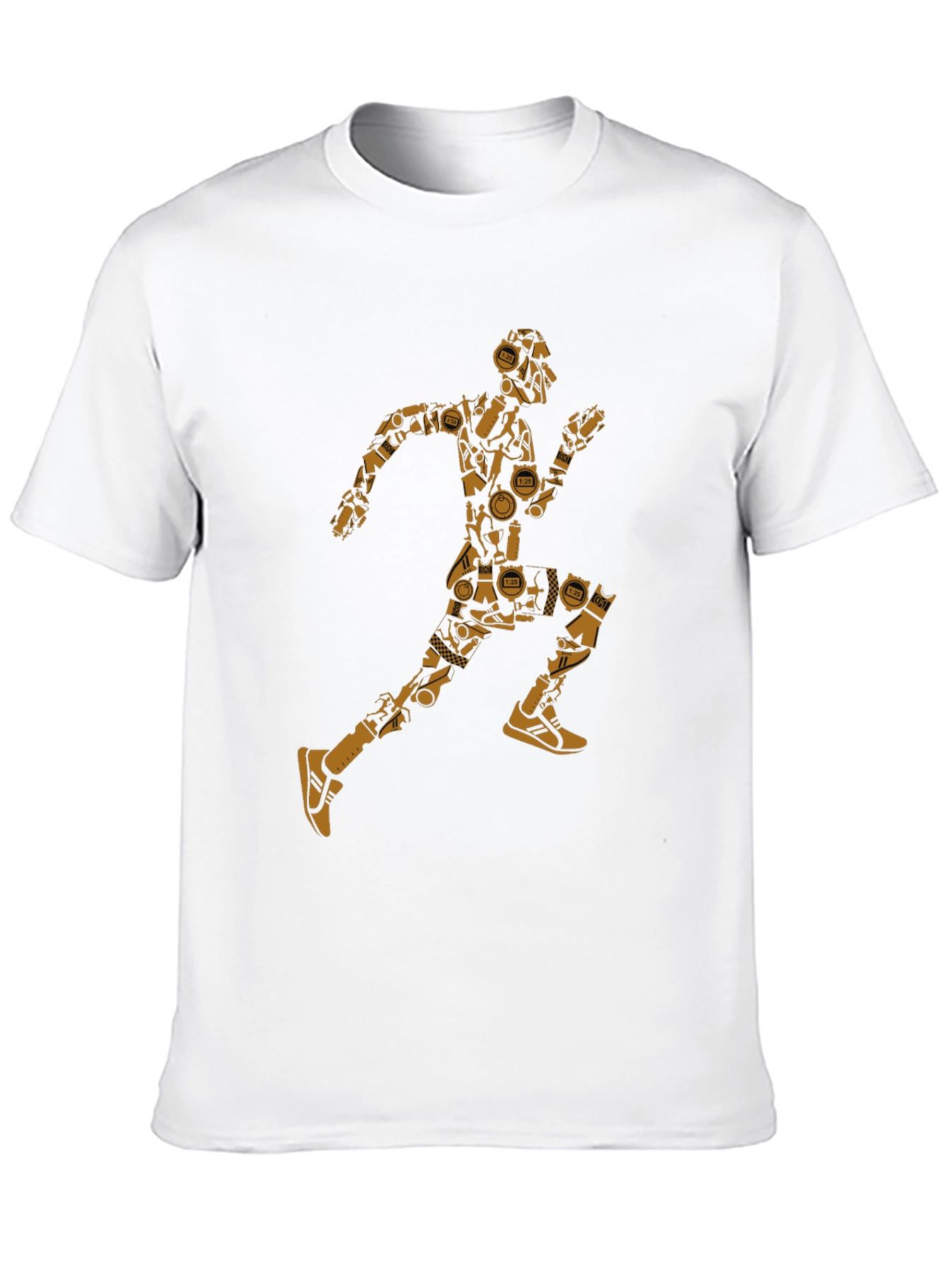 Running Man Graphic Tee - Black