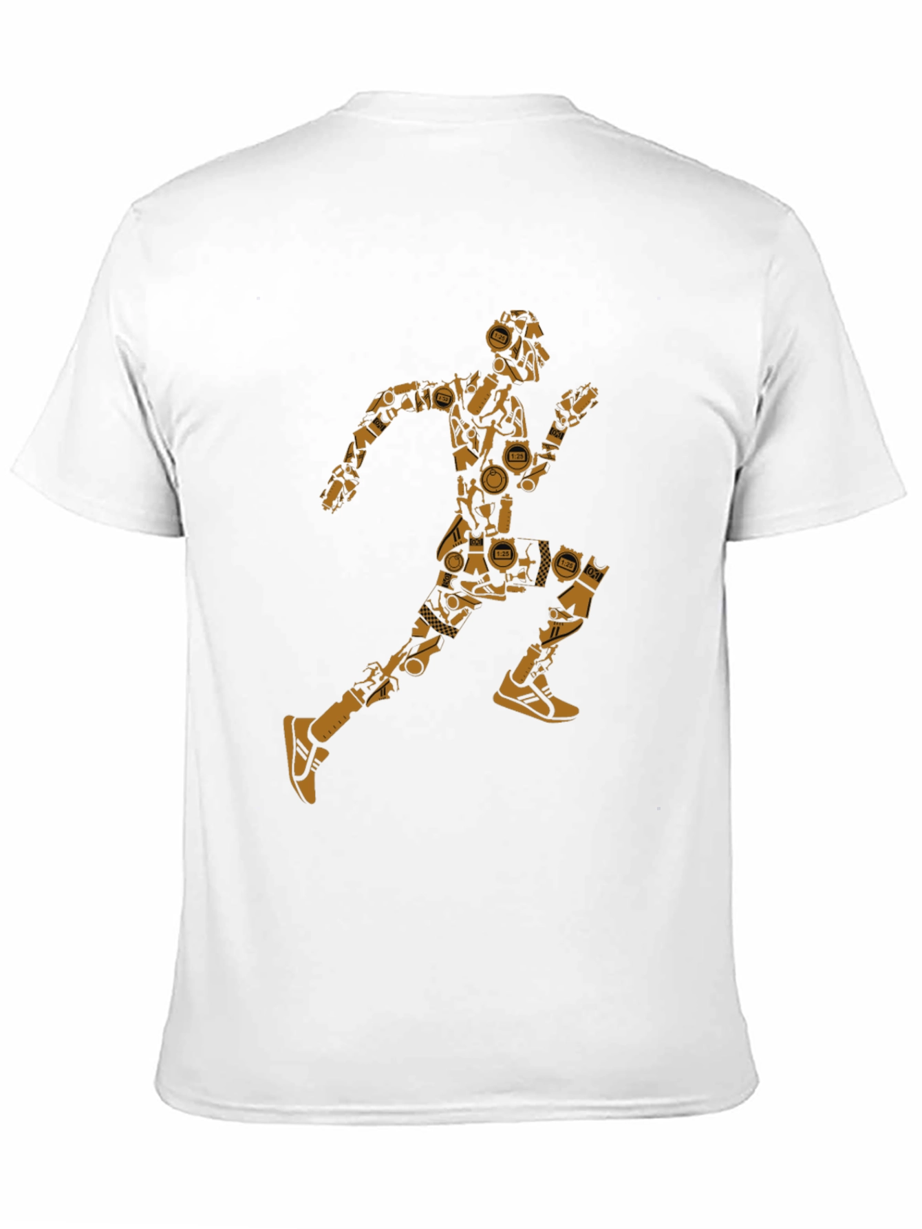 Running Man Graphic Tee - Black