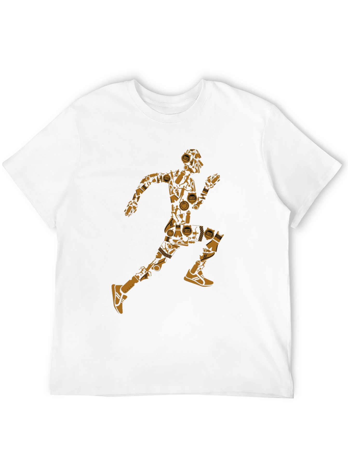 Running Man Graphic Tee - Black