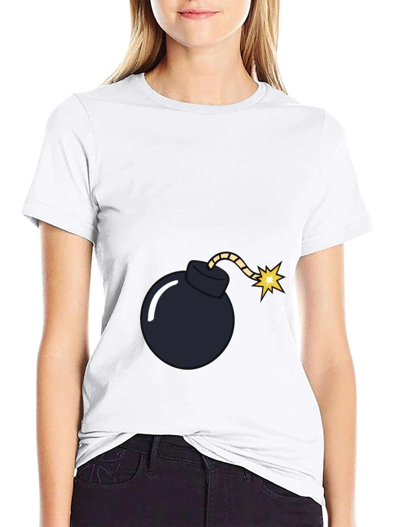 Bomb Graphic Black T-Shirt
