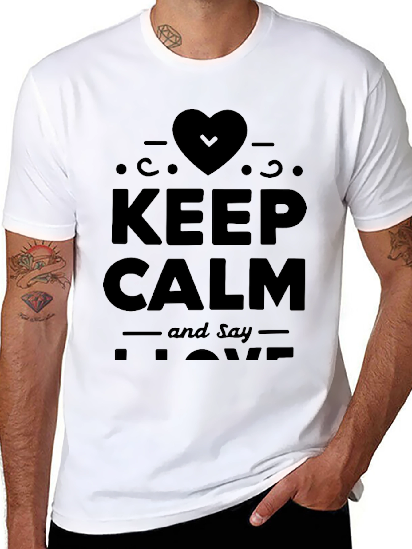 Keep Calm & Say I Love T-Shirt