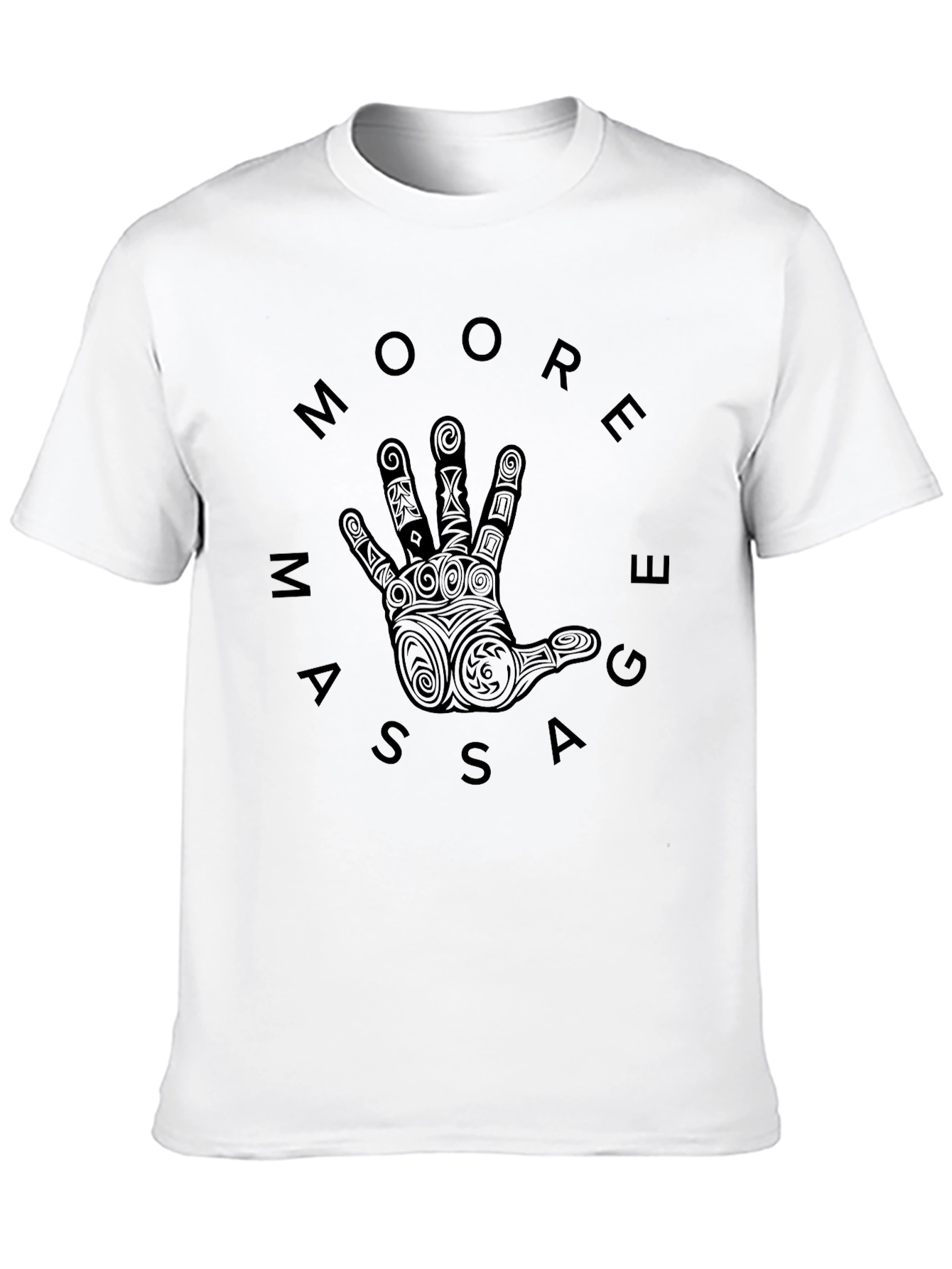 Moorea Massage Black Graphic Tee