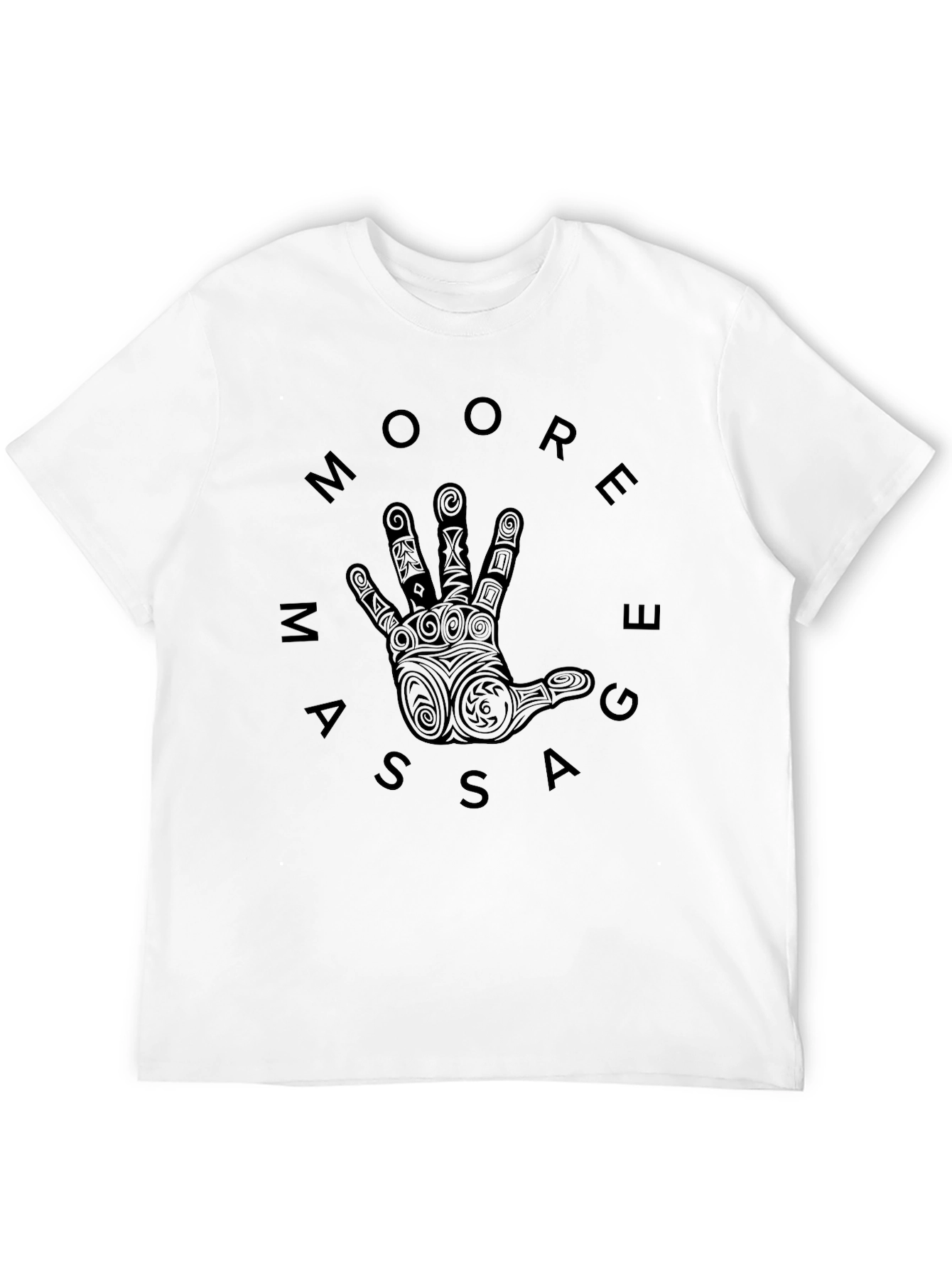 Moorea Massage Black Graphic Tee