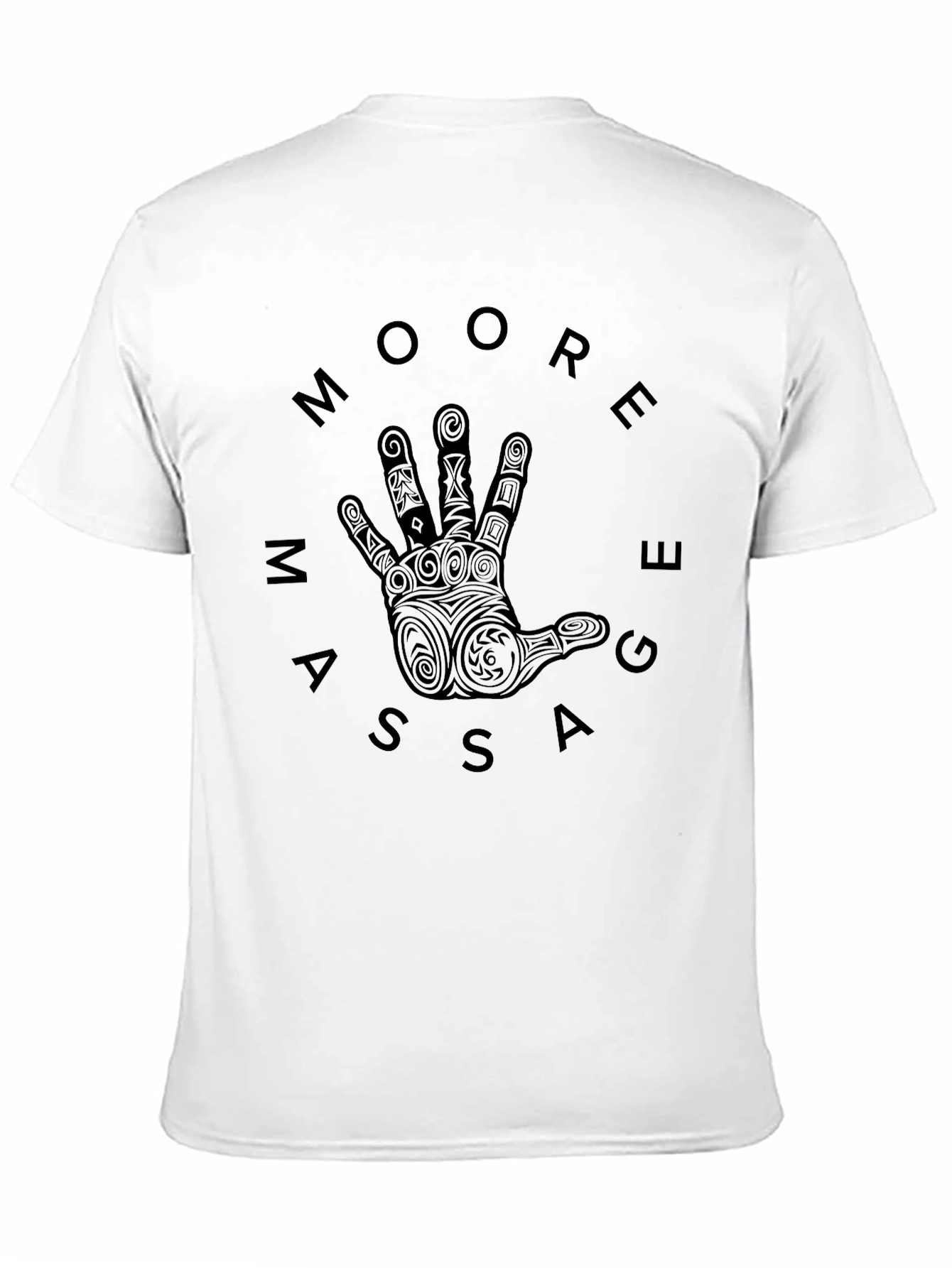 Moorea Massage Black Graphic Tee