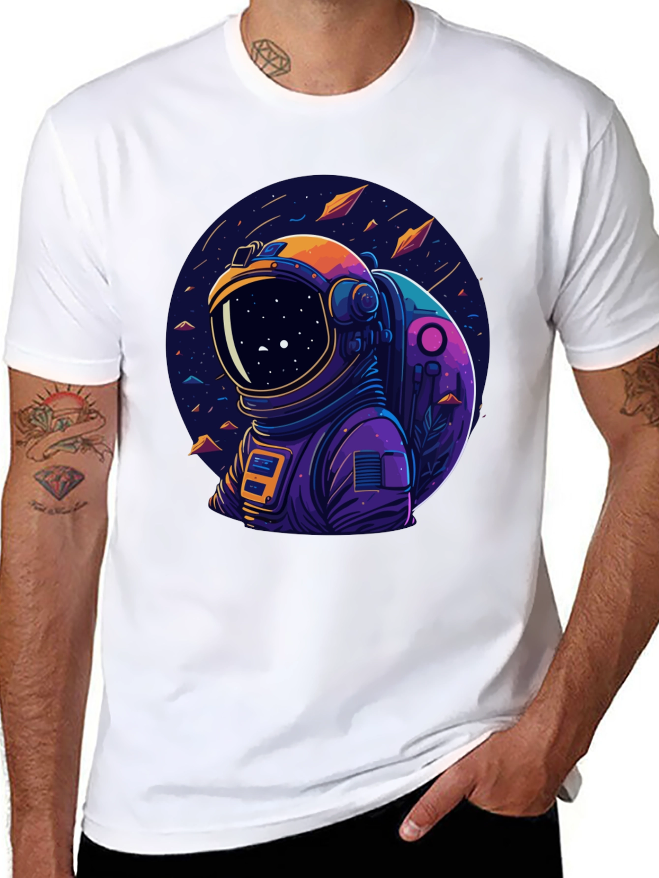 Astronaut Graphic T-Shirt - Space Explorer Tee