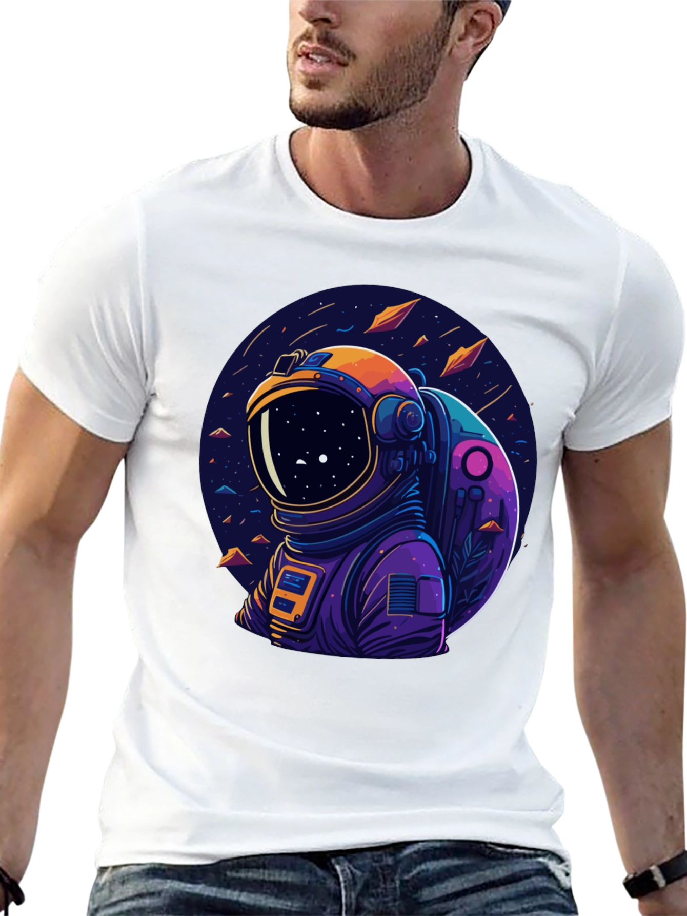 Astronaut Graphic T-Shirt - Space Explorer Tee