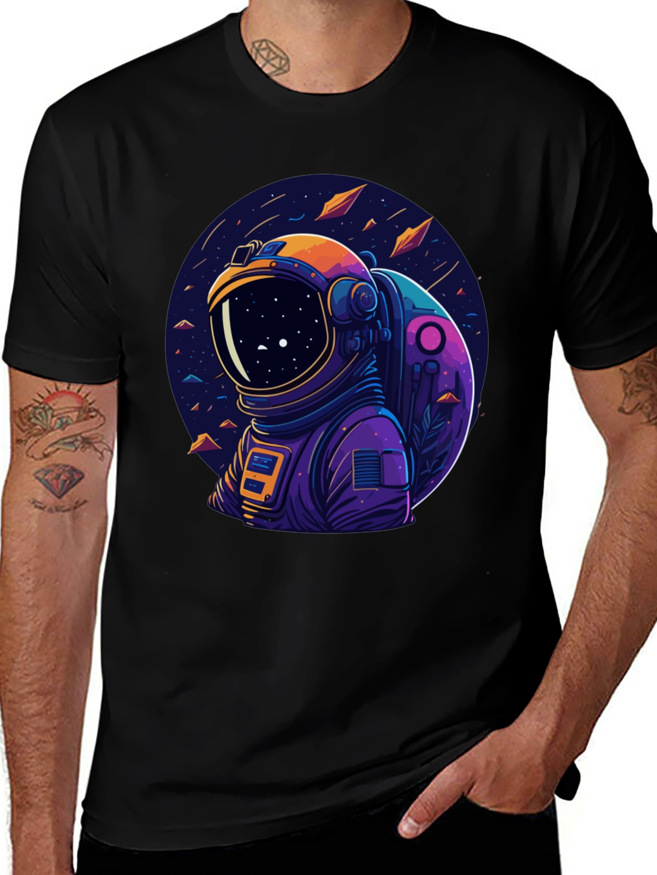 Astronaut Graphic T-Shirt - Space Explorer Tee