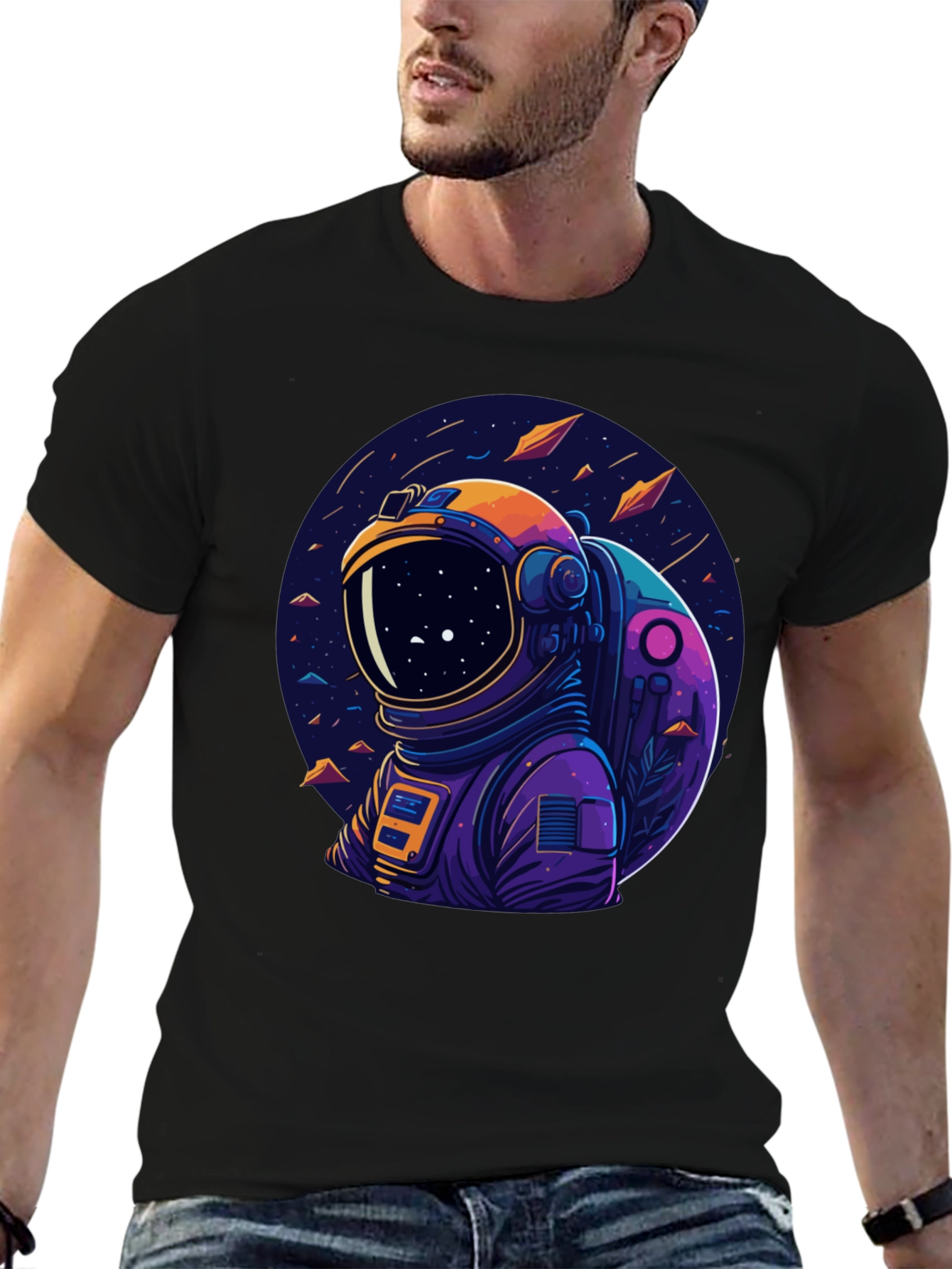 Astronaut Graphic T-Shirt - Space Explorer Tee