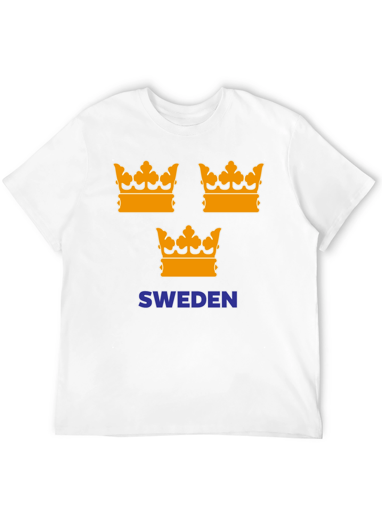 Sweden Crown Graphic Tee - Black
