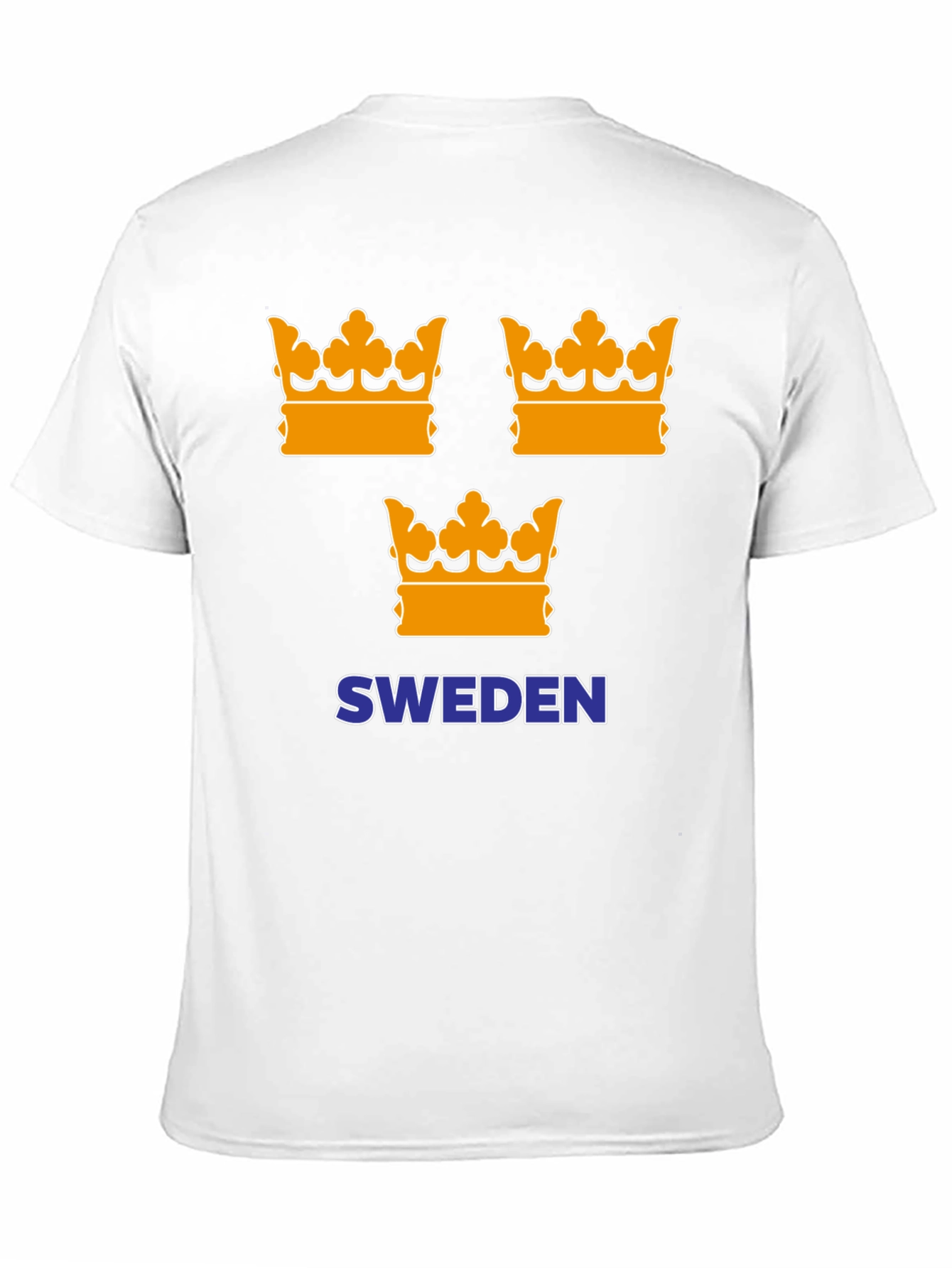 Sweden Crown Graphic Tee - Black