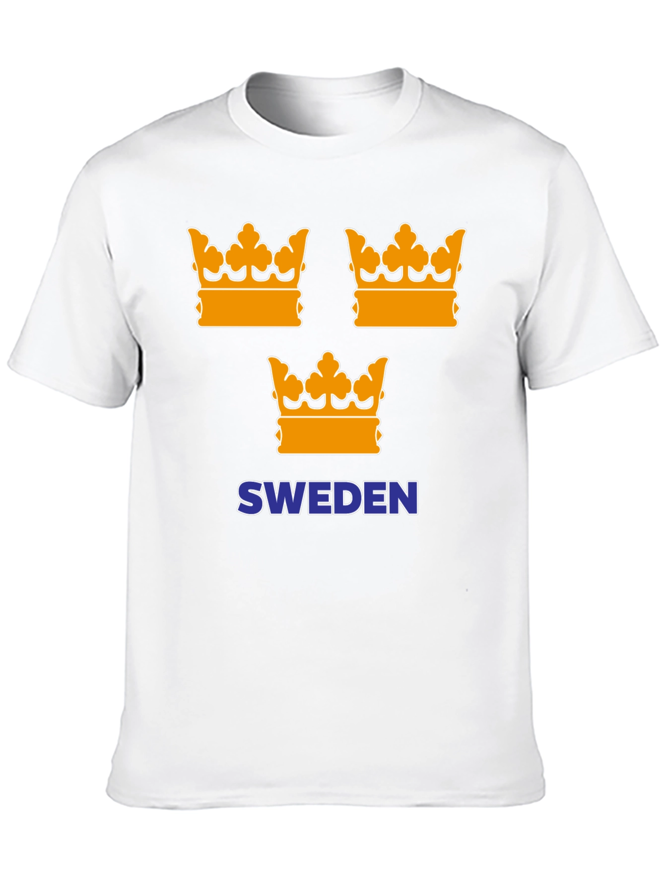 Sweden Crown Graphic Tee - Black
