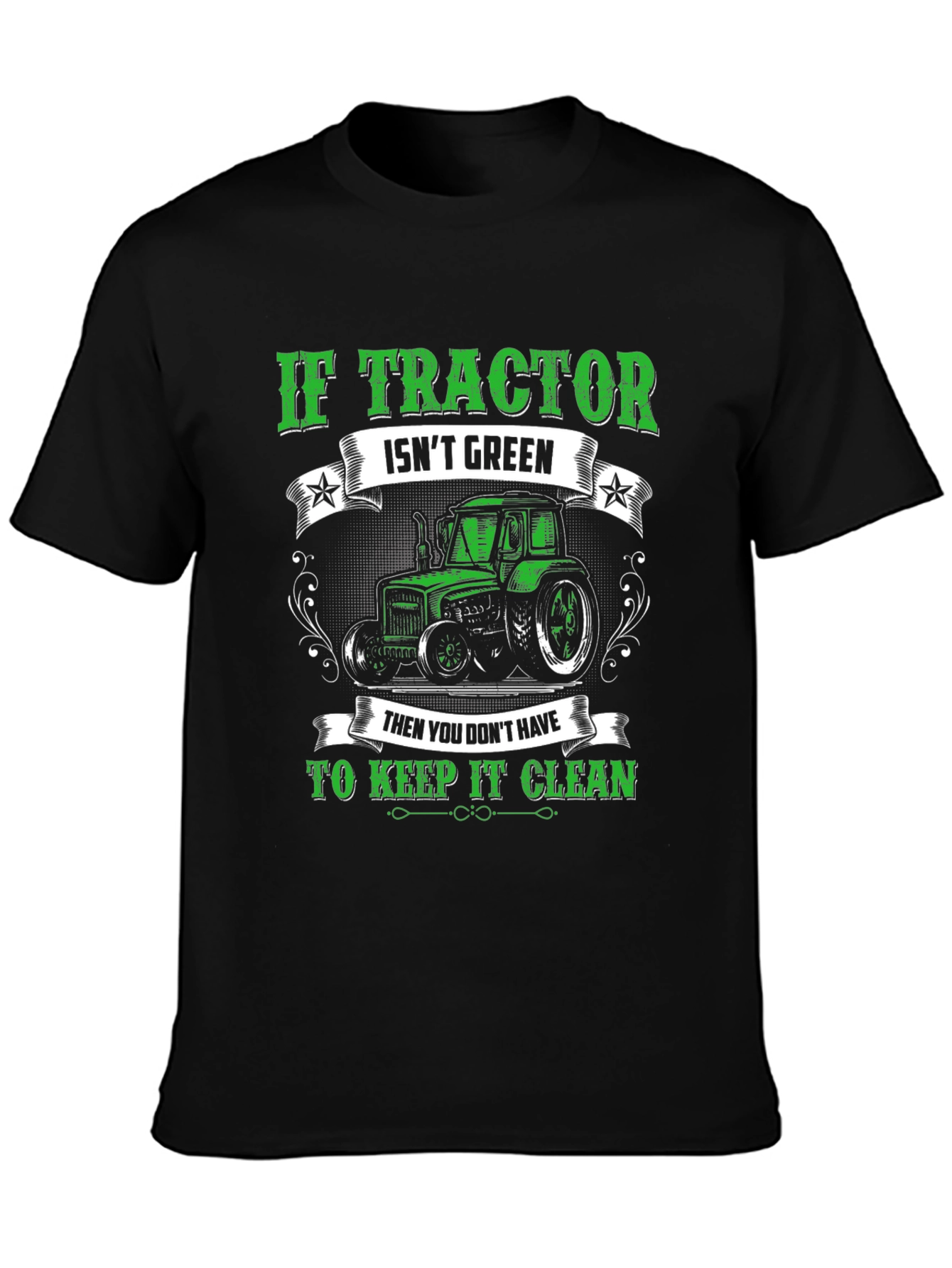 Green Tractor Graphic Tee